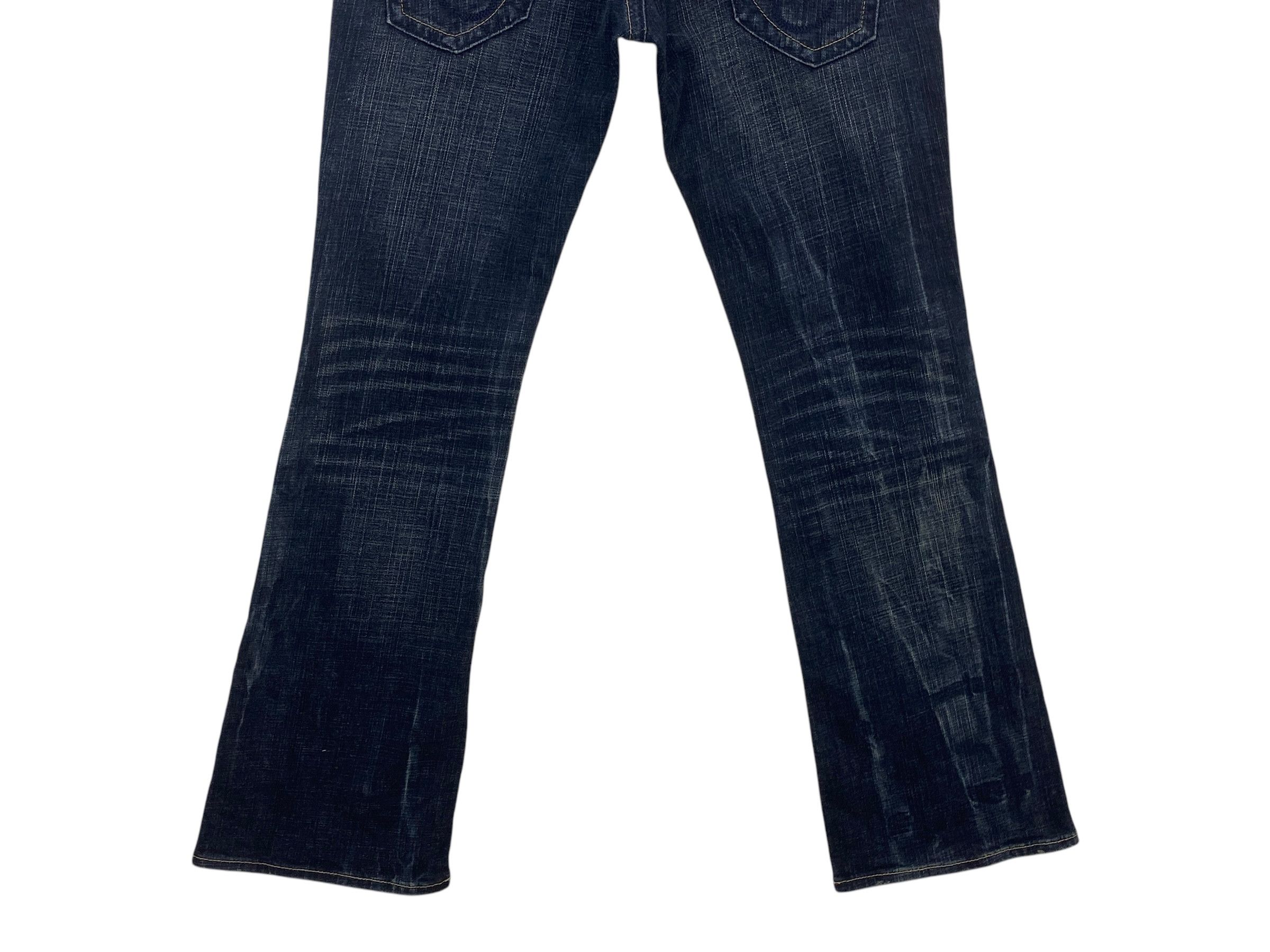 Japanese Brand Oririn Jeans Flare Jeans Punk Grunge Jeans Size 28" / US 6 / IT 42 - 7 Thumbnail