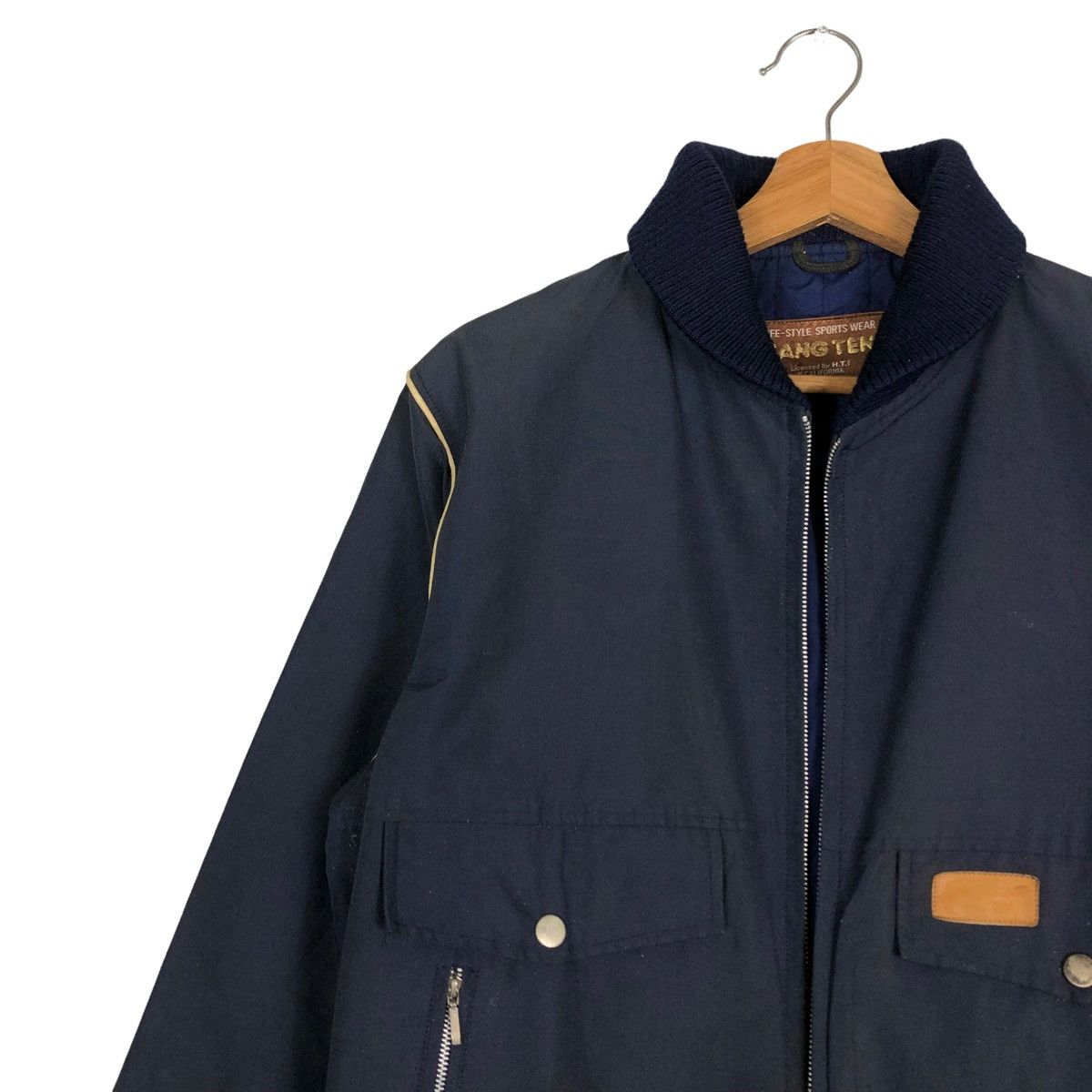 Japanese Brand 🔥VINTAGE BOMBER JACKET MA-1 DESIGN HANG TEN ISSEY MIYAKE Size US M / EU 48-50 / 2 - 4 Thumbnail