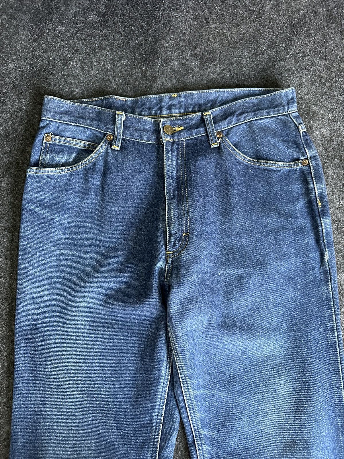 Lee Lee Vintage Blue Washed Japan Denim D122 Size US 32 / EU 48 - 2 Thumbnail