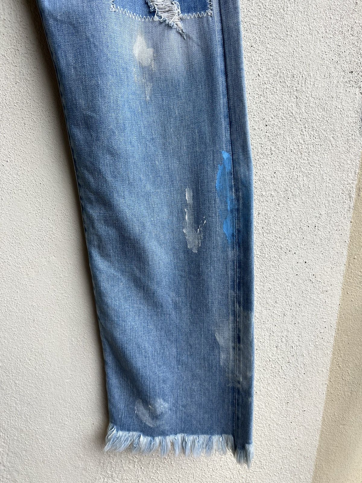 Levi's Vintage Clothing VTG 2005 LVC Levi’s 501 Big E Distress Painter Denim Jeans Size US 34 / EU 50 - 12 Thumbnail