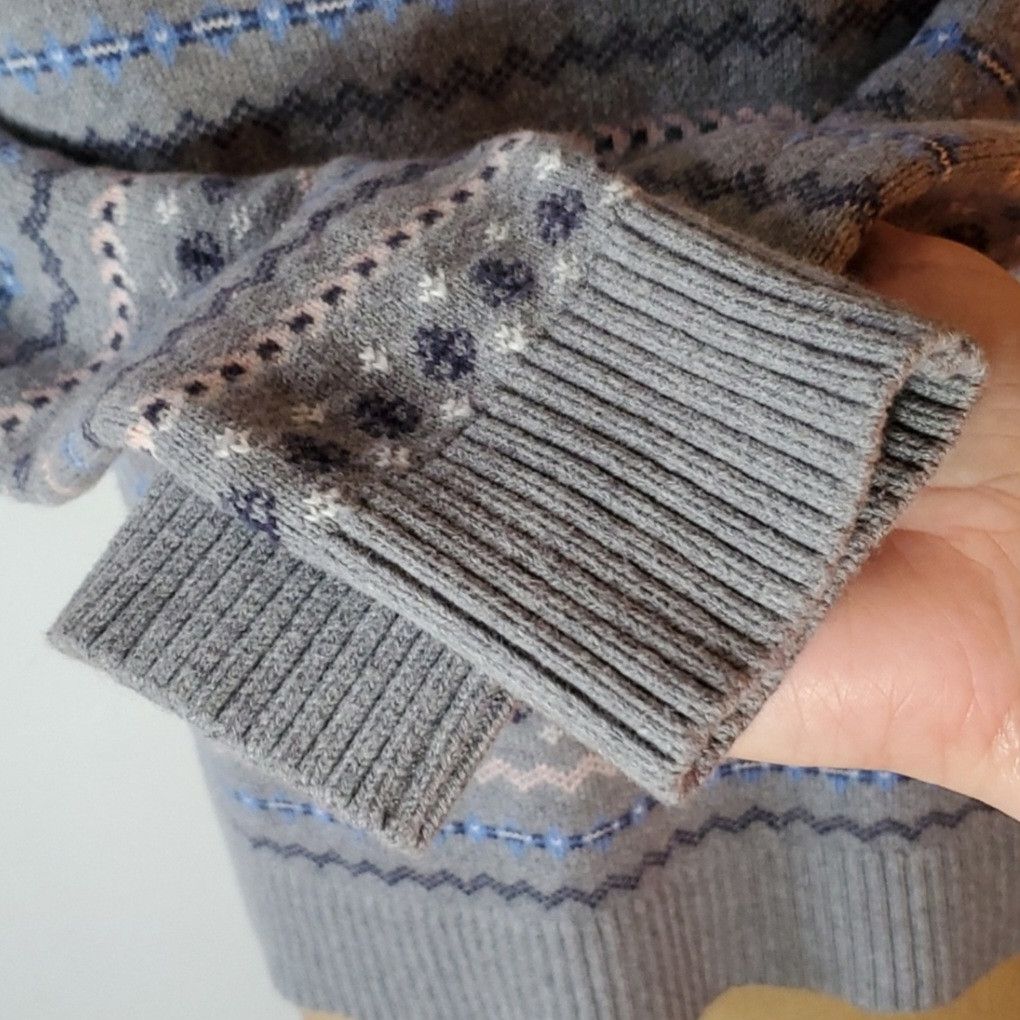 Nautica Nautica Size M Cotton Sweater Grey Blue Pink Anchor Stripe Size M / US 6-8 / IT 42-44 - 8 Thumbnail