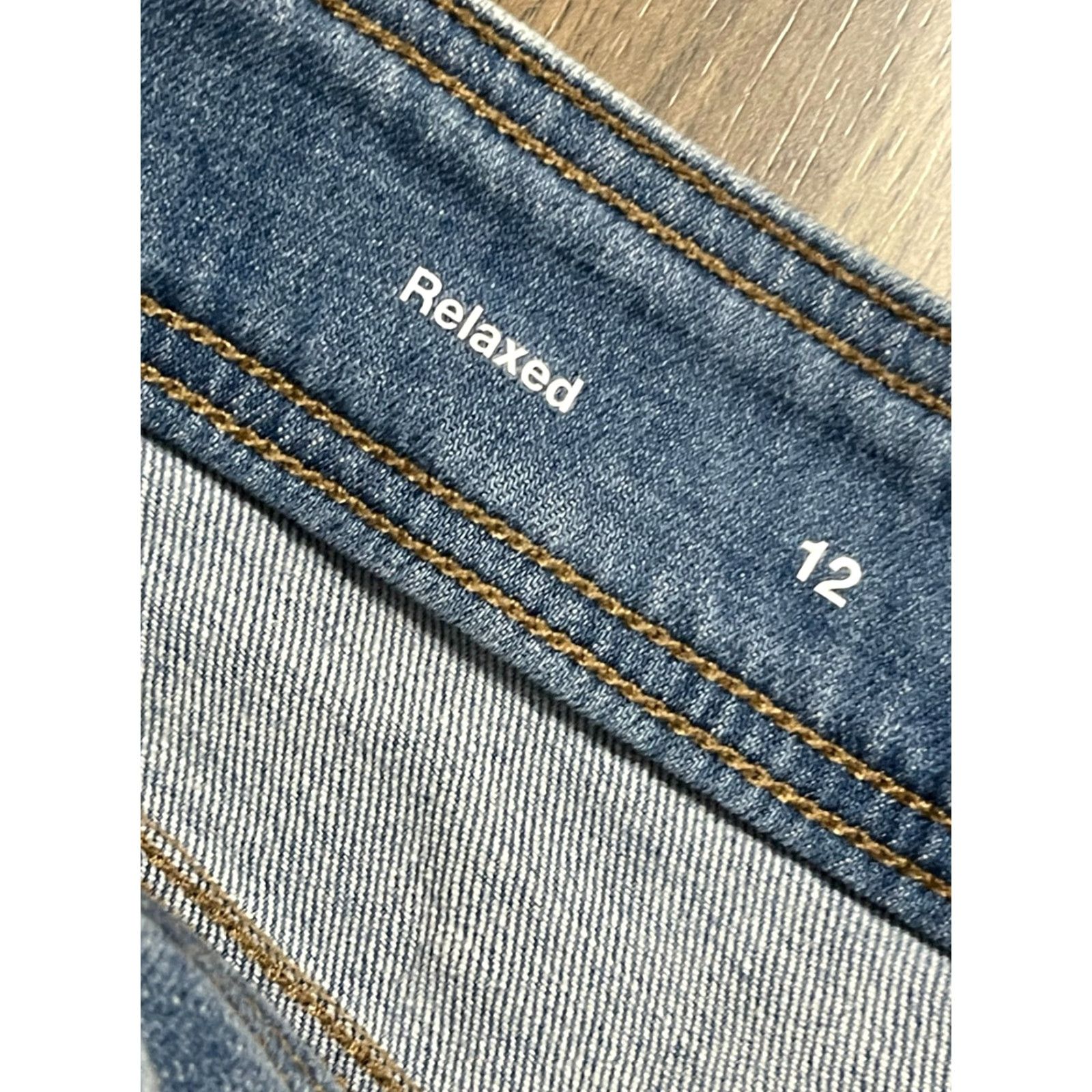 Vintage Sonoma Jeans Women's Size 12 Capris Blue Denim Relaxed Pockets Jeans Women 12 Capri Pockets Size 34" / US 12 / IT 48 - 7 Thumbnail