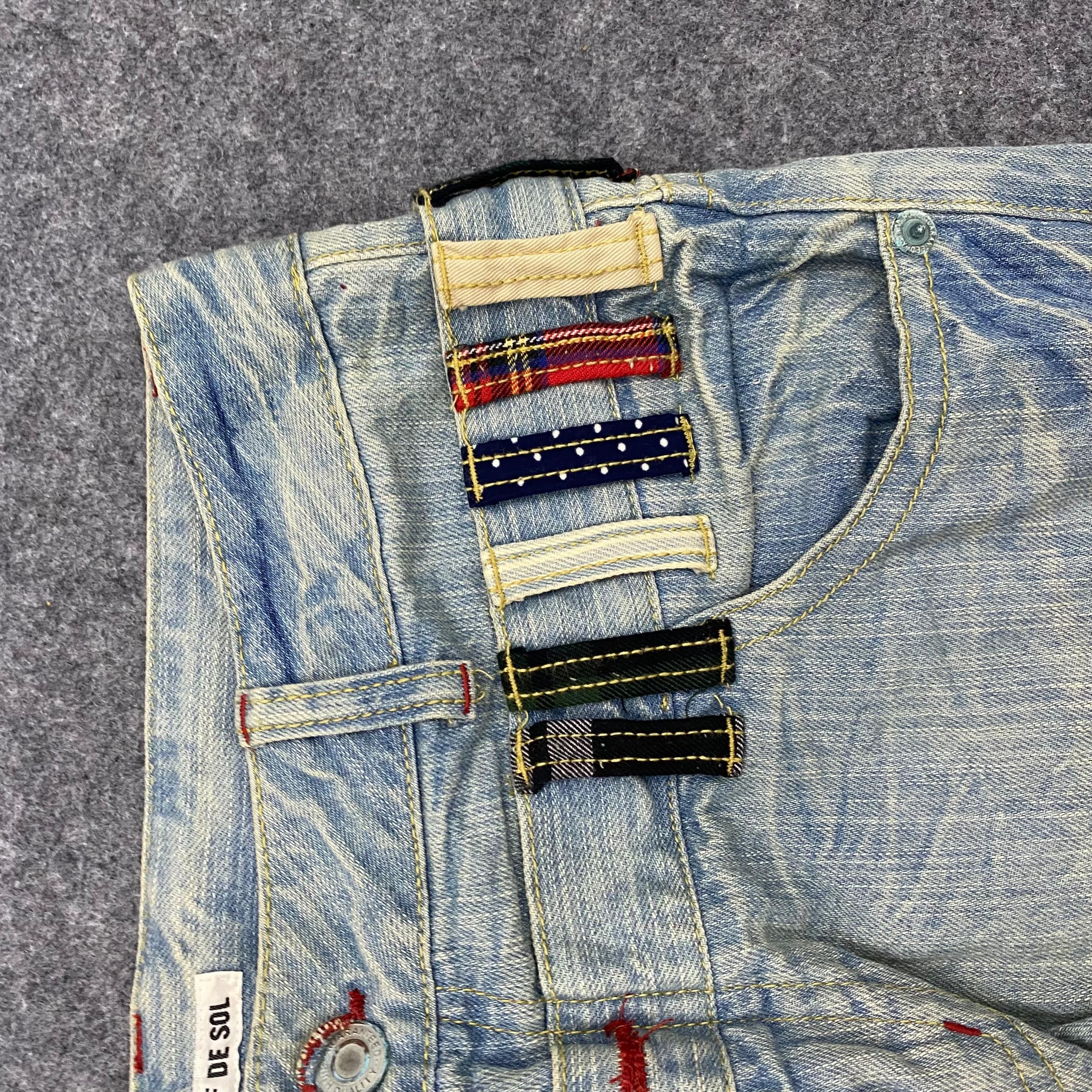 If Six Was Nine 💥Best Offer💥Vintage Clief De Sol Double Waist Denim Size US 34 / EU 50 - 9 Thumbnail