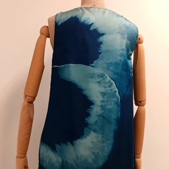 Lafayette 148 LAFAYETTE 148 Sleeveless Adela Silk Moon Blouse - Small Size S / US 4 / IT 40 - 8 Thumbnail