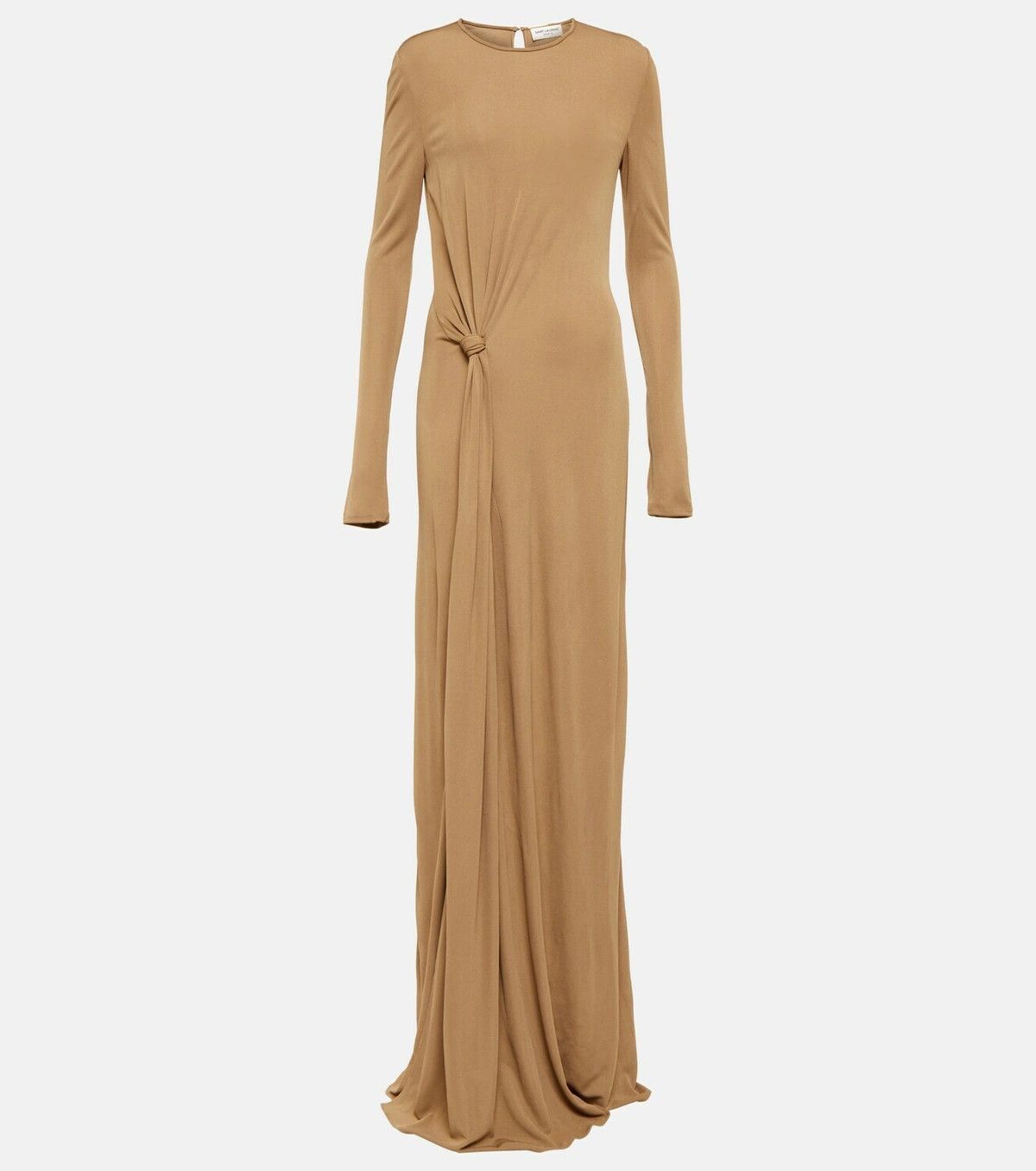 Saint Laurent Paris o1y0126 Maxi Dress in Sand Size M / US 6-8 / IT 42-44 - 1 Thumbnail