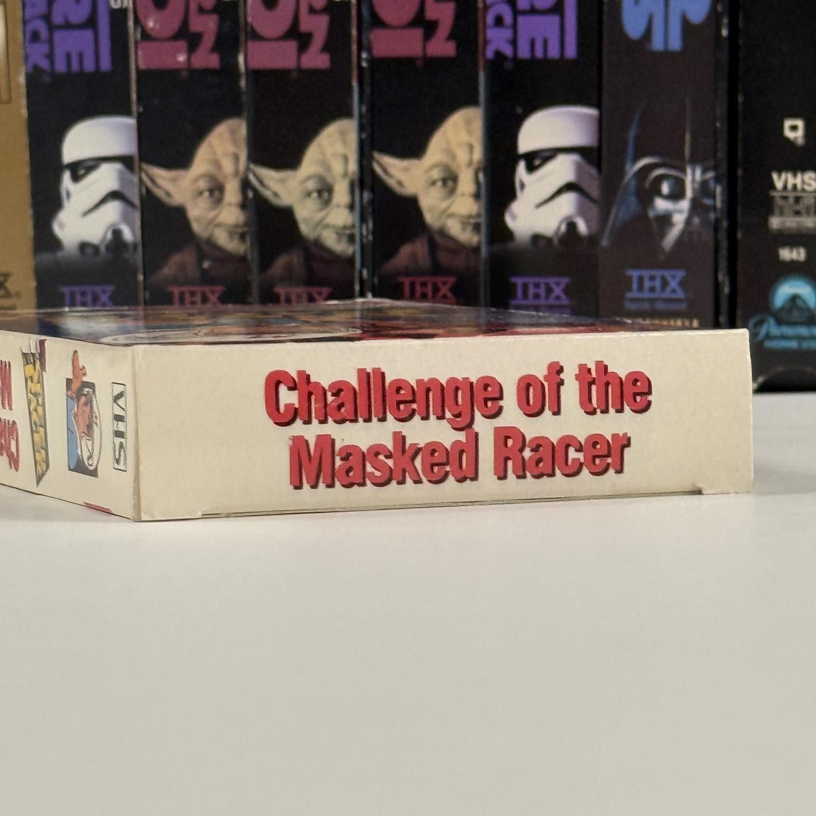 Designer Vtg Speed Racer Challenge of the Masked Racer VHS 1990 Tape Size ONE SIZE - 6 Thumbnail