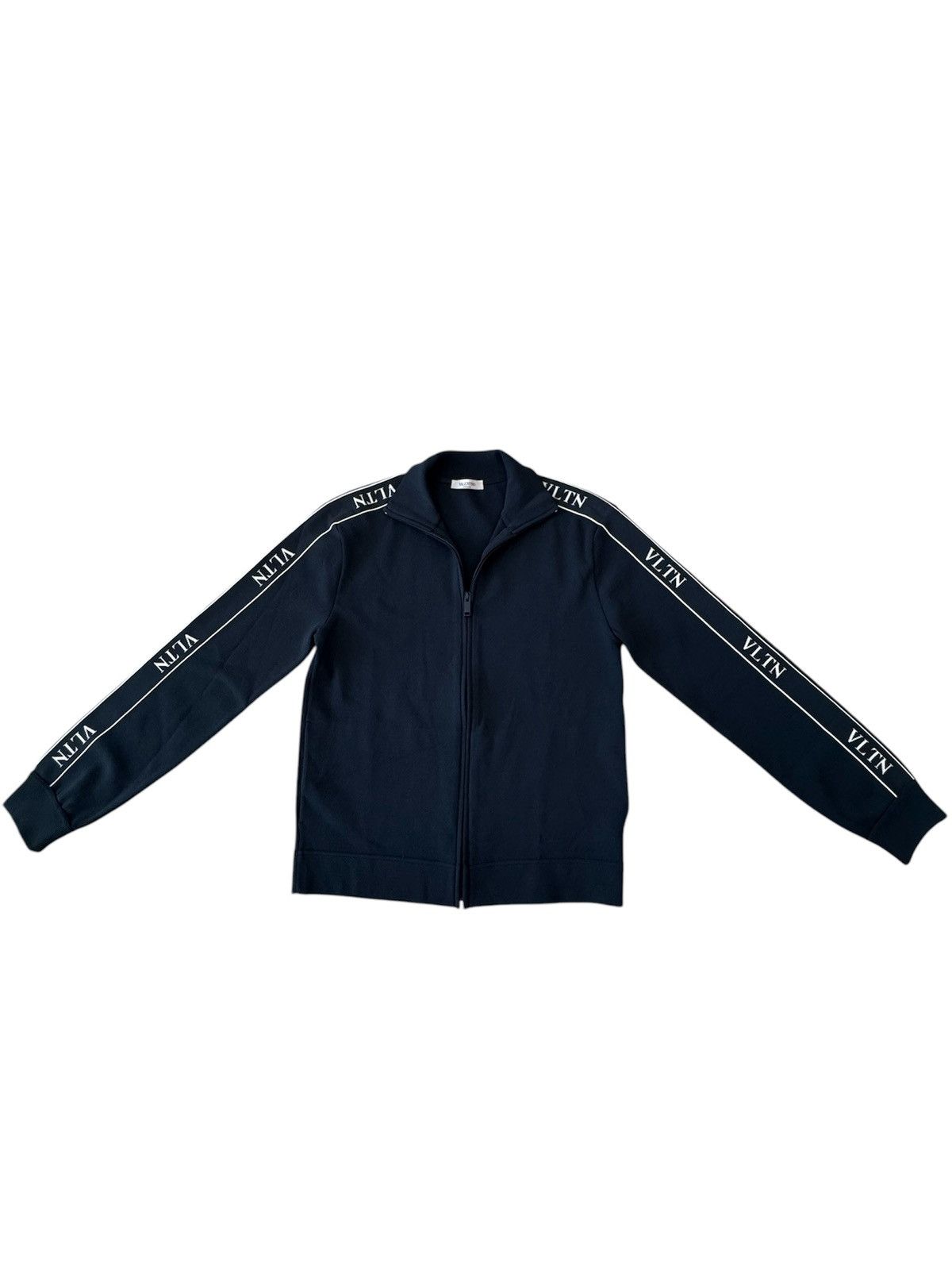 Valentino Valentino Garavani Navy Zip Sweatshirt Size US S / EU 44-46 / 1 - 5 Thumbnail