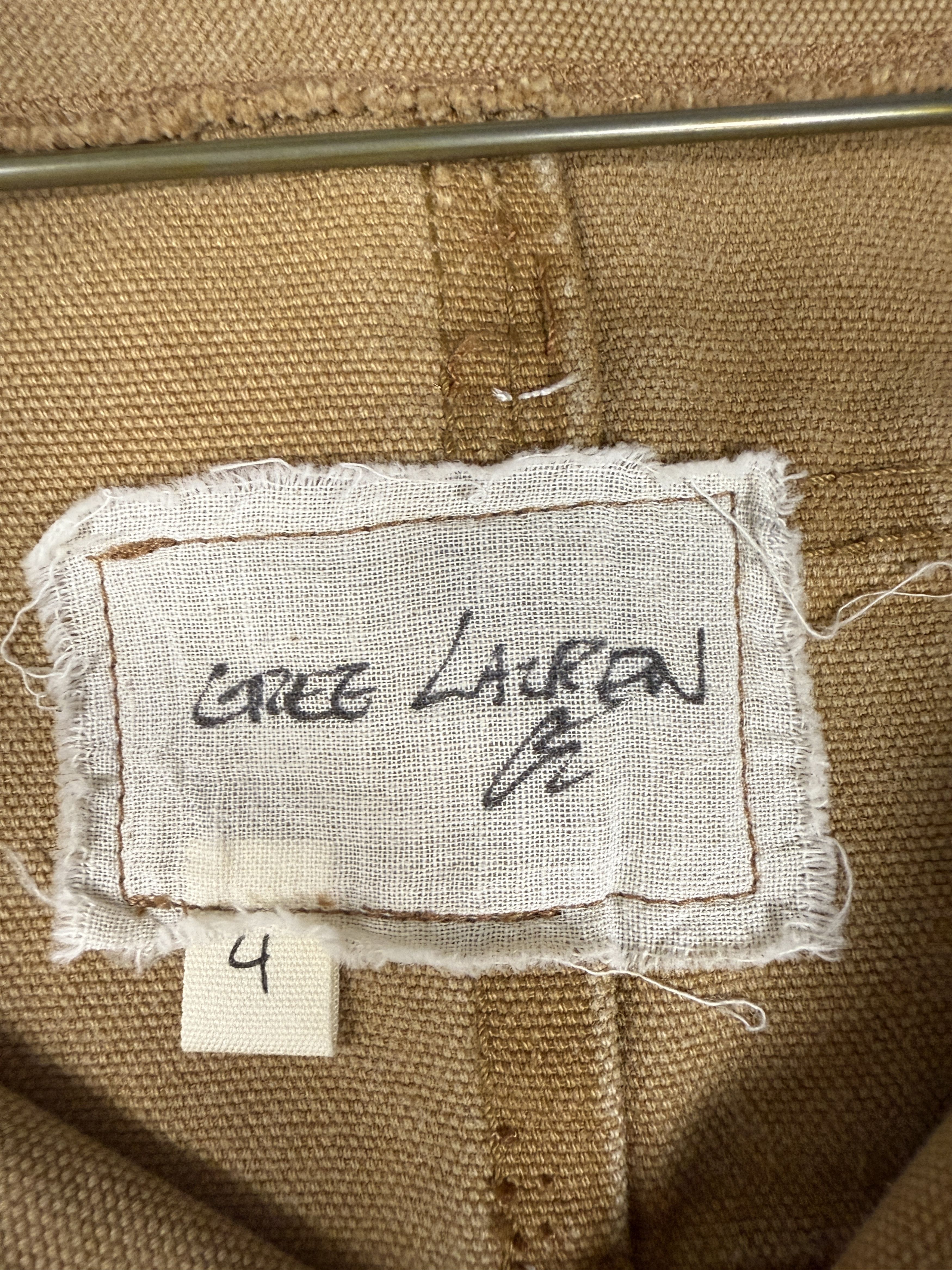 Greg Lauren $1250 Greg Lauren Tan Baseball Shirt Size US XL / EU 56 / 4 - 9 Thumbnail