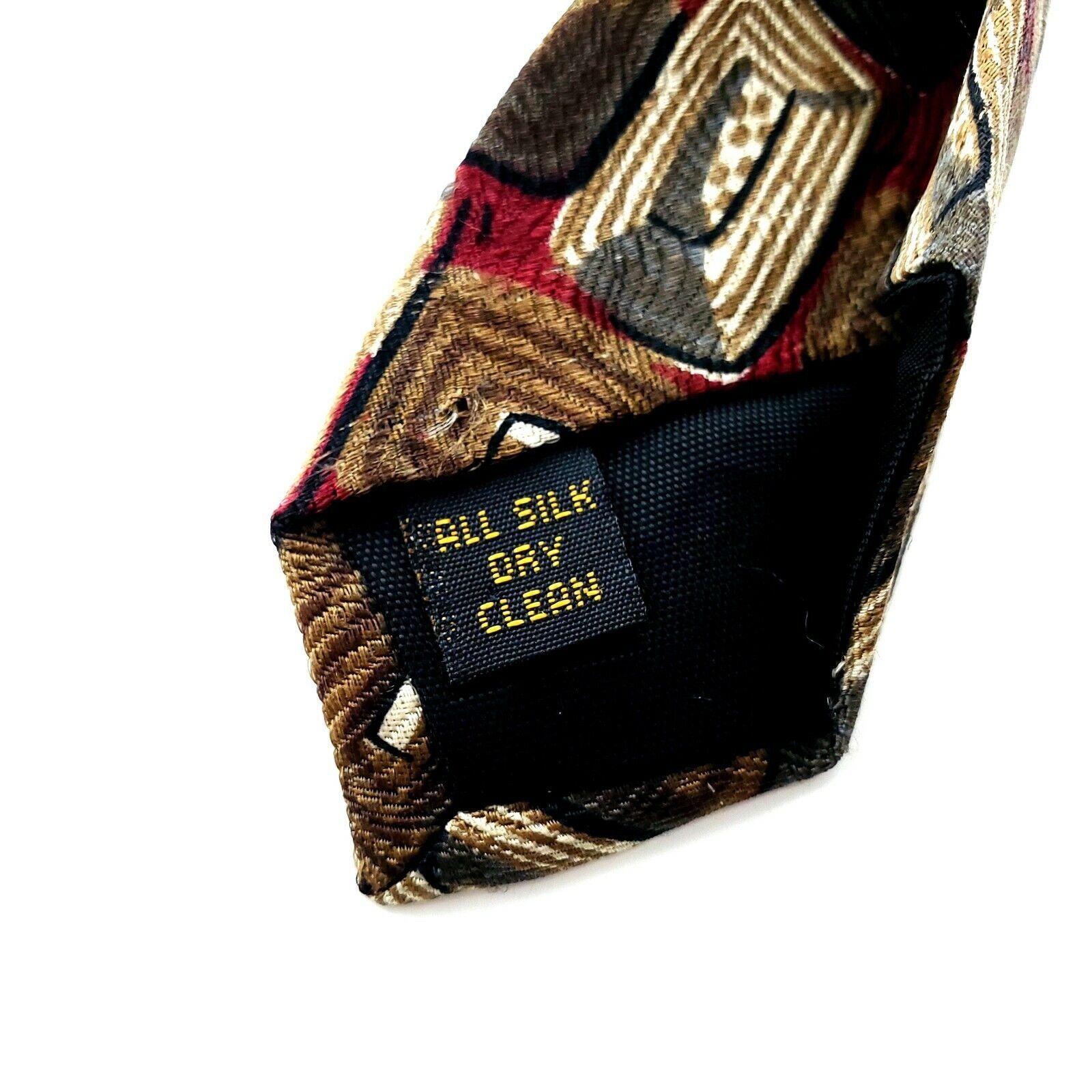 Alexander Julian Alexander Julian Colours Abstract Multi-Colored Silk Tie Pri Size ONE SIZE - 4 Thumbnail