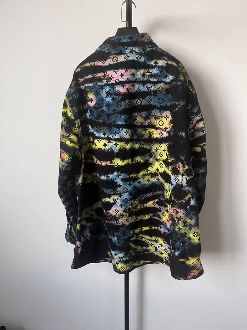 Louis Vuitton Louis Vuitton Colorful laser presbyopic denim long-sleeved Size US L / EU 52-54 / 3 - 2 Thumbnail
