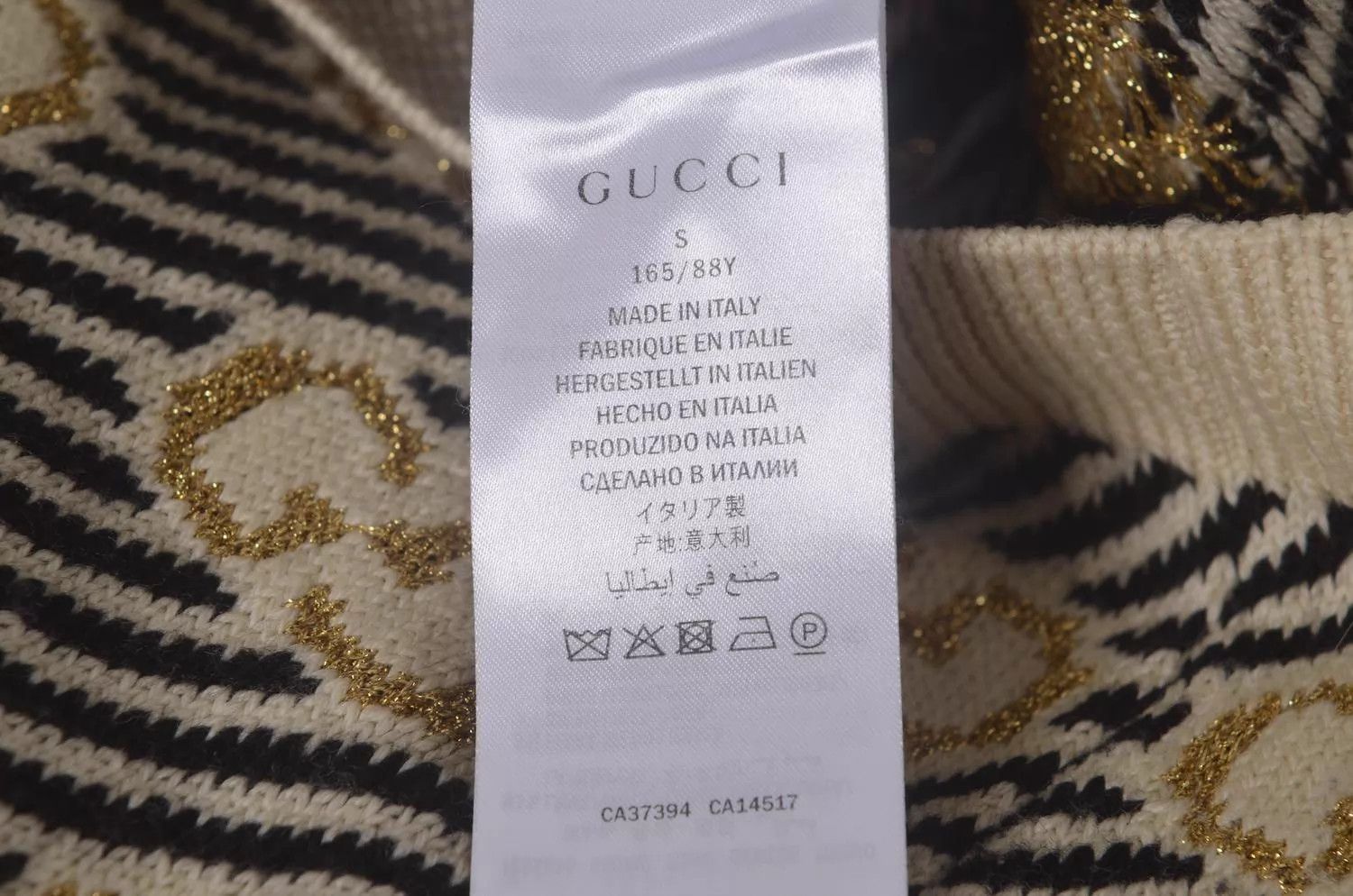 Gucci Gucci GG Monogram Colorblock Logo Short Sleeve S Size S / US 4 / IT 40 - 5 Thumbnail