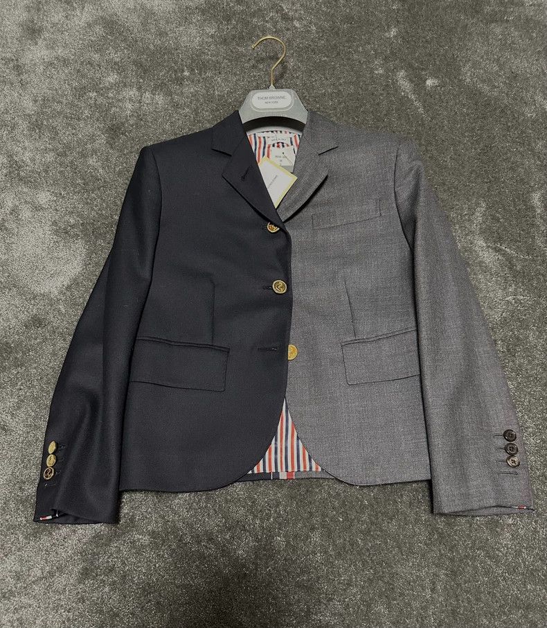 Thom Browne A tailored color striped suit