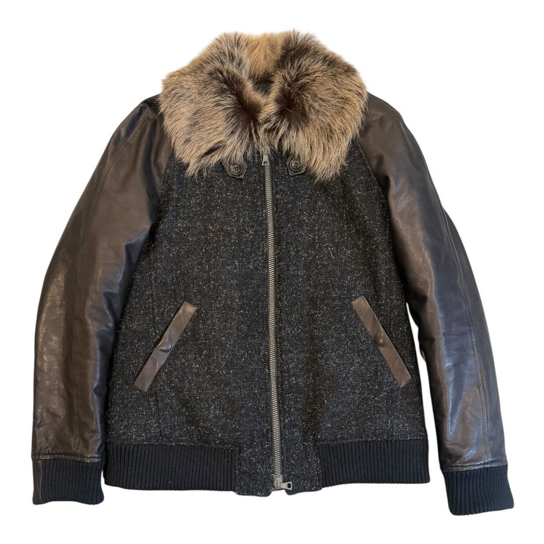 Isamu Katayama Backlash Isamu Katayama BACKLASH Steer Leather Kid Fur Raglan Jacket Size US M / EU 48-50 / 2 - 2 Thumbnail