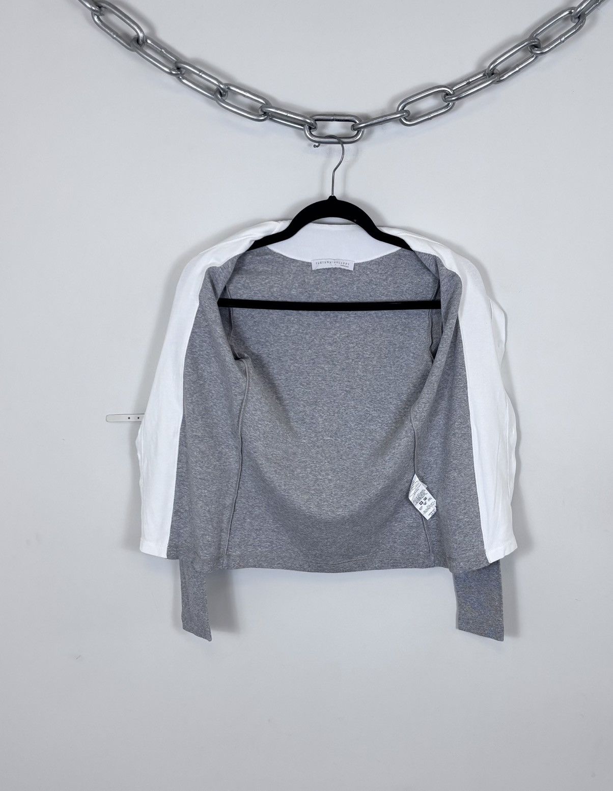 Fabiana Filippi Fabiana Filippi Women’s Belted Gray Collarless Jacket Size XS / US 0-2 / IT 36-38 - 9 Thumbnail