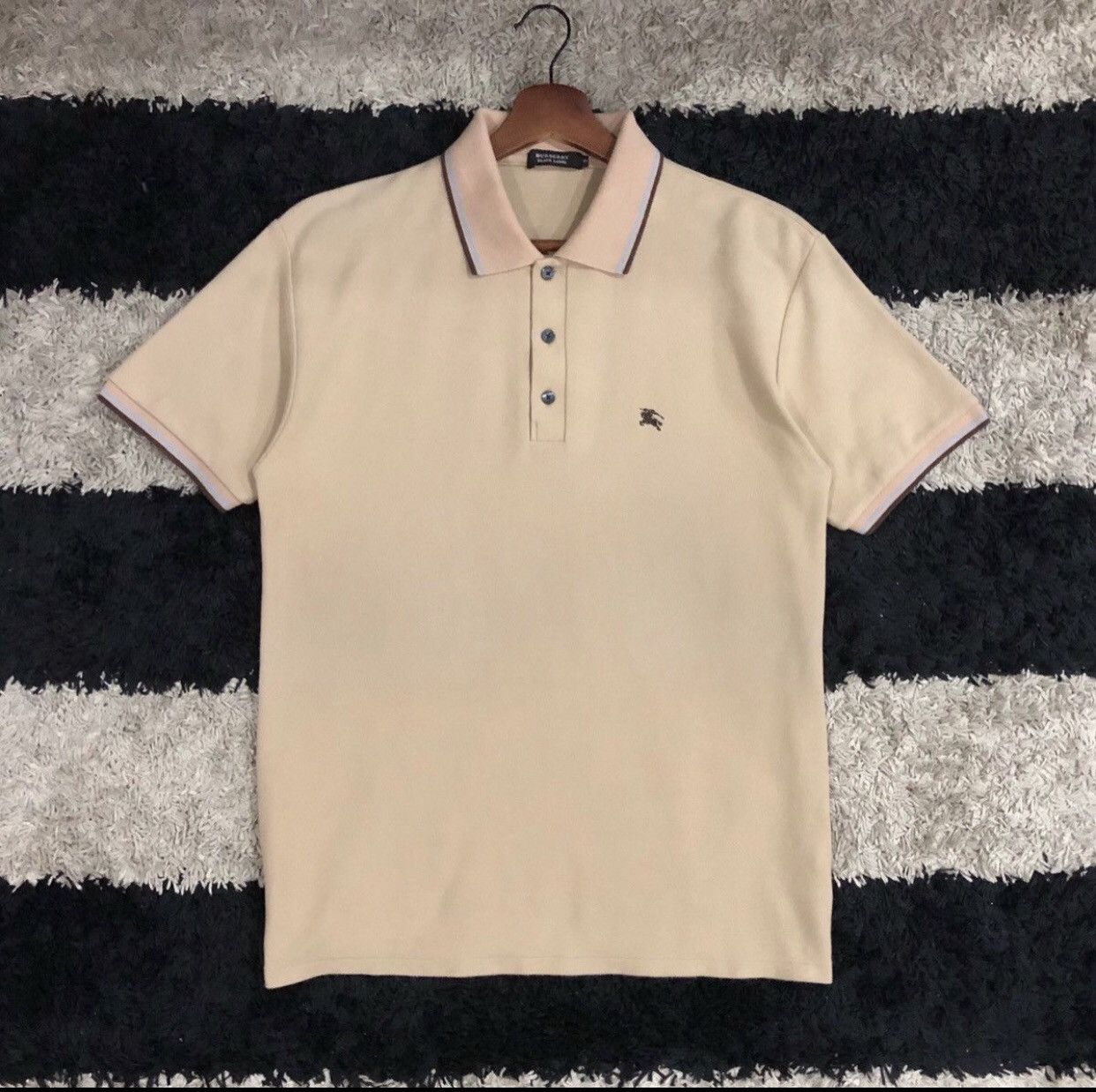 Burberry Burberry Black Label Men Embroidery Logo Polo Tee Size US S / EU 44-46 / 1 - 2 Thumbnail