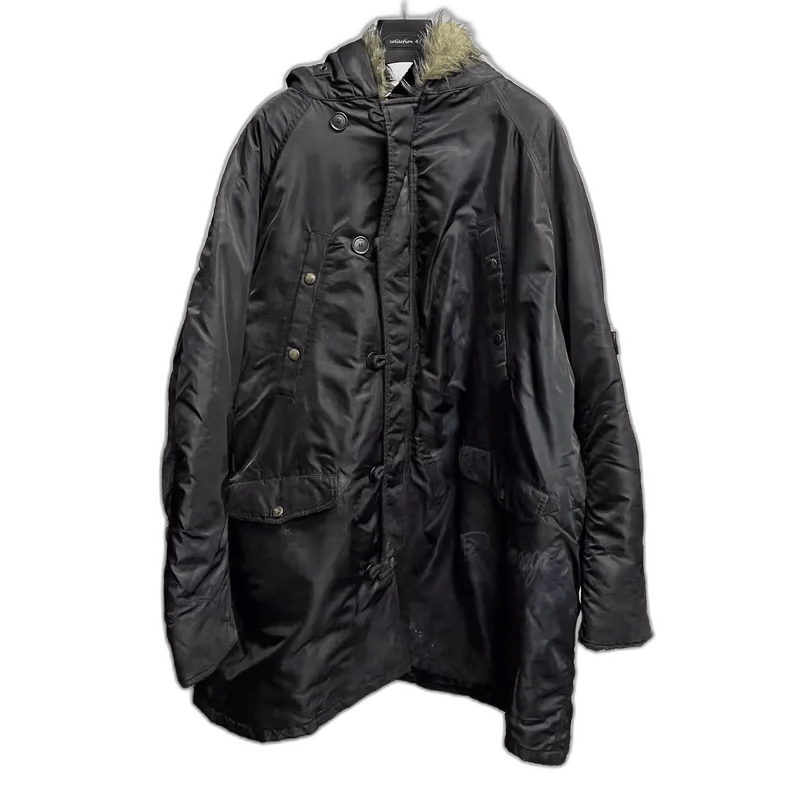 Balenciaga Black Long Sleeve Coat-2505