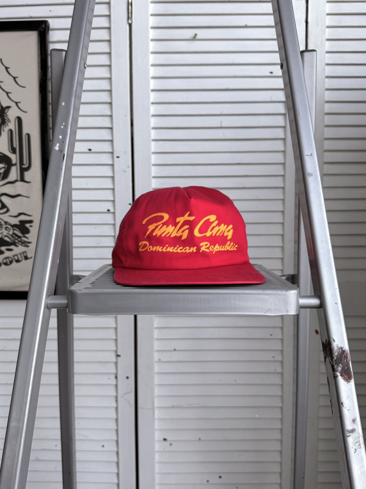 Vintage Vintage Punta Cana Dominican Republic Snapback Cap Red 90s Size ONE SIZE - 1 Thumbnail