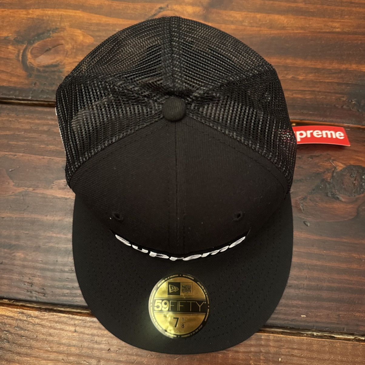 Supreme Supreme New Era Box Logo Mesh Back Fitted Hat Size ONE SIZE - 4 Thumbnail