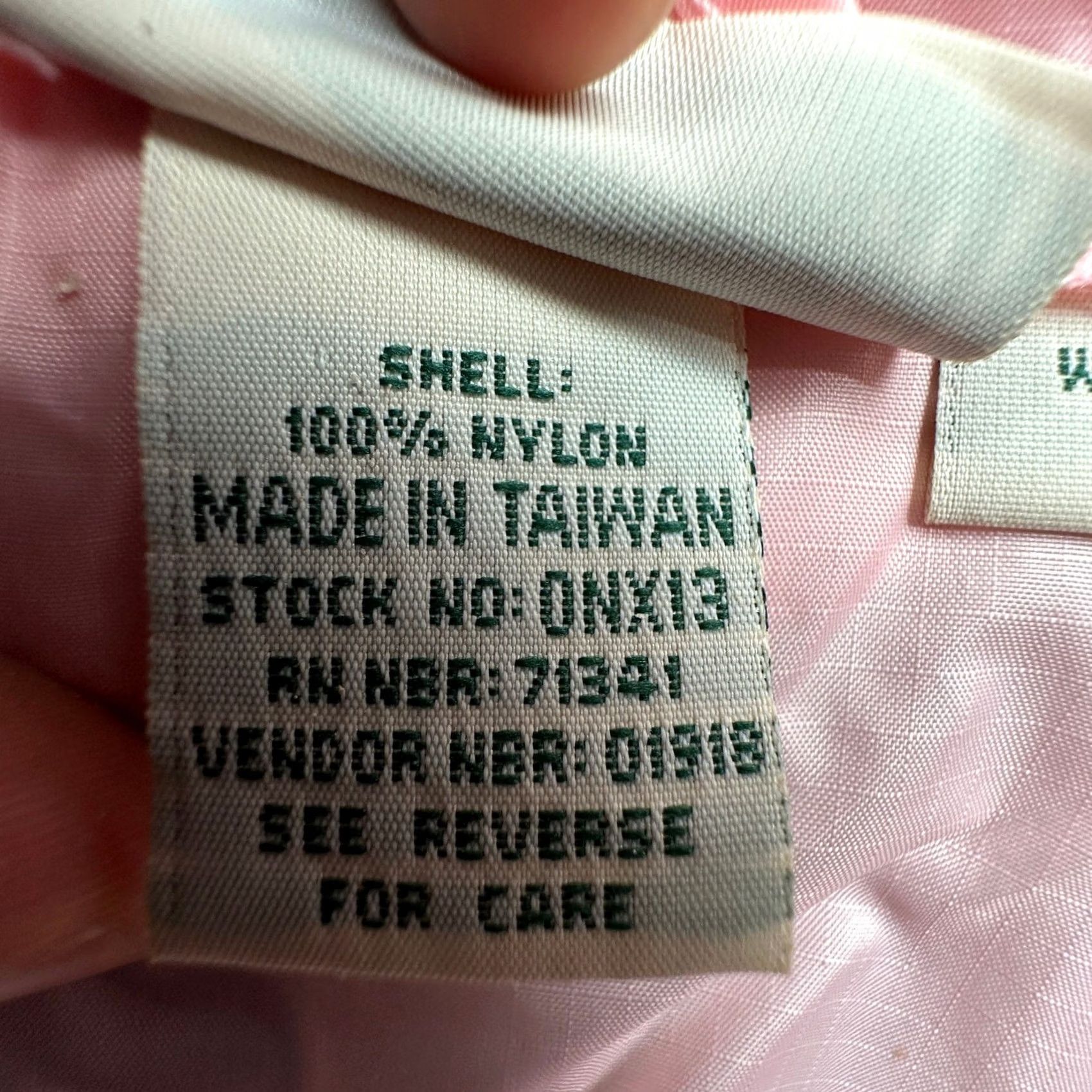 Vintage LL Bean Pink Ripstop Hooded Windbreaker Jacket Womens Large Full Zip 0NX13 Size L / US 10 / IT 46 - 7 Thumbnail