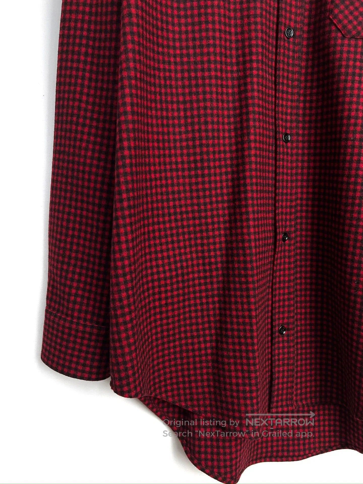 Dior Red Checkered Long Sleeve Button-Up Shirt. Size US XS / EU 42 / 0 - 4 Thumbnail