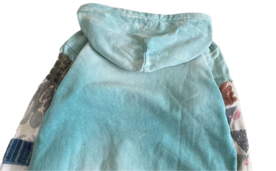 Kapital Distressed Patchwork 'Surf' Hoodie Size US S / EU 44-46 / 1 - 5 Thumbnail