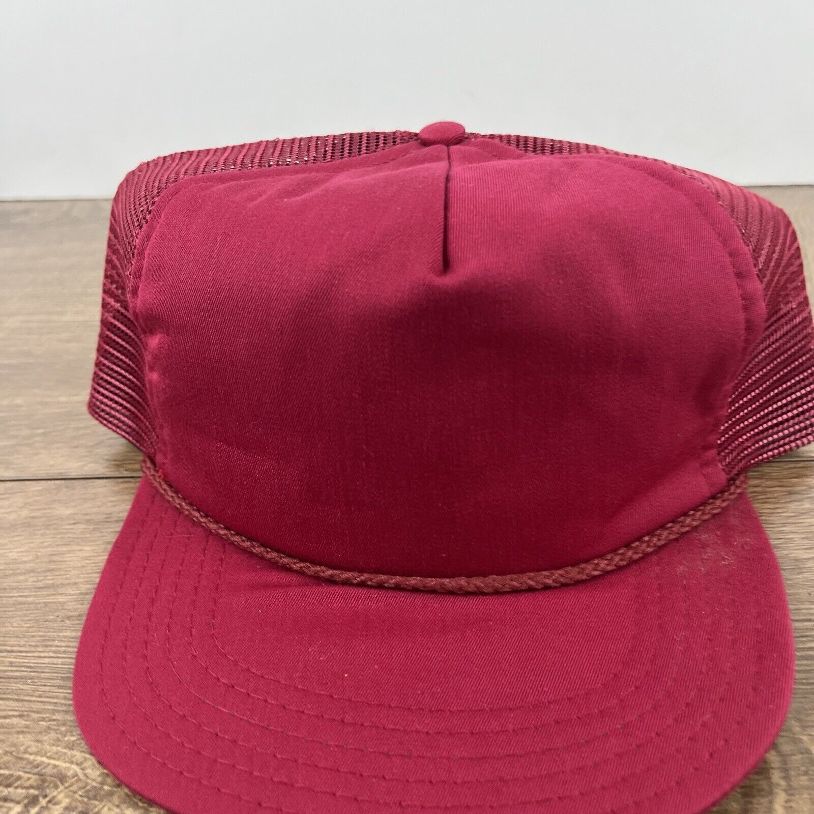 Other Maroon Red Snapback Hat Red Cap Hat Adjustable Hat Red Adult Size ONE SIZE - 6 Thumbnail