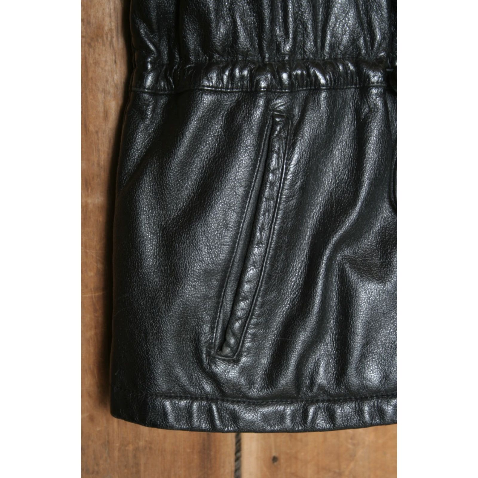 Vintage VINTAGE Wilsons Leather Motorcycle Jacket Women Black Size M Size M / US 6-8 / IT 42-44 - 7 Thumbnail