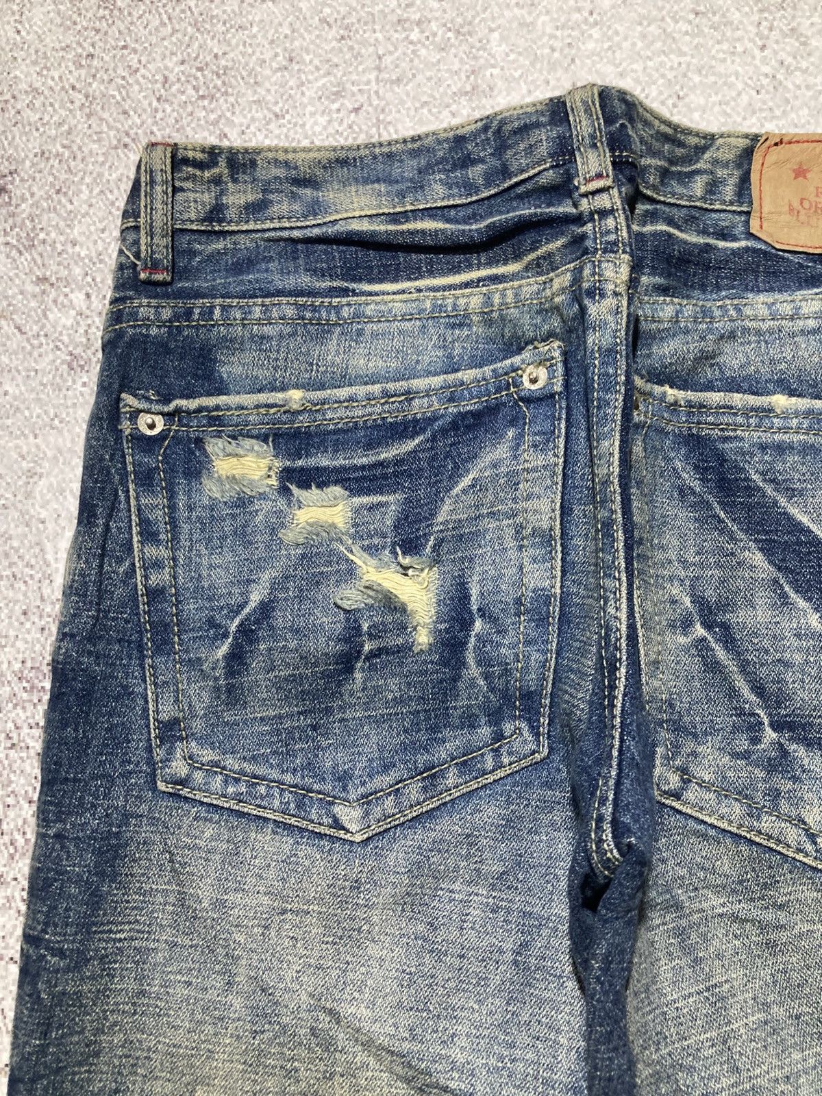 Japanese Brand 2000s Star R Distressed Ripped Lgb Punk Style Pants Jeans Size US 28 / EU 44 - 13 Thumbnail