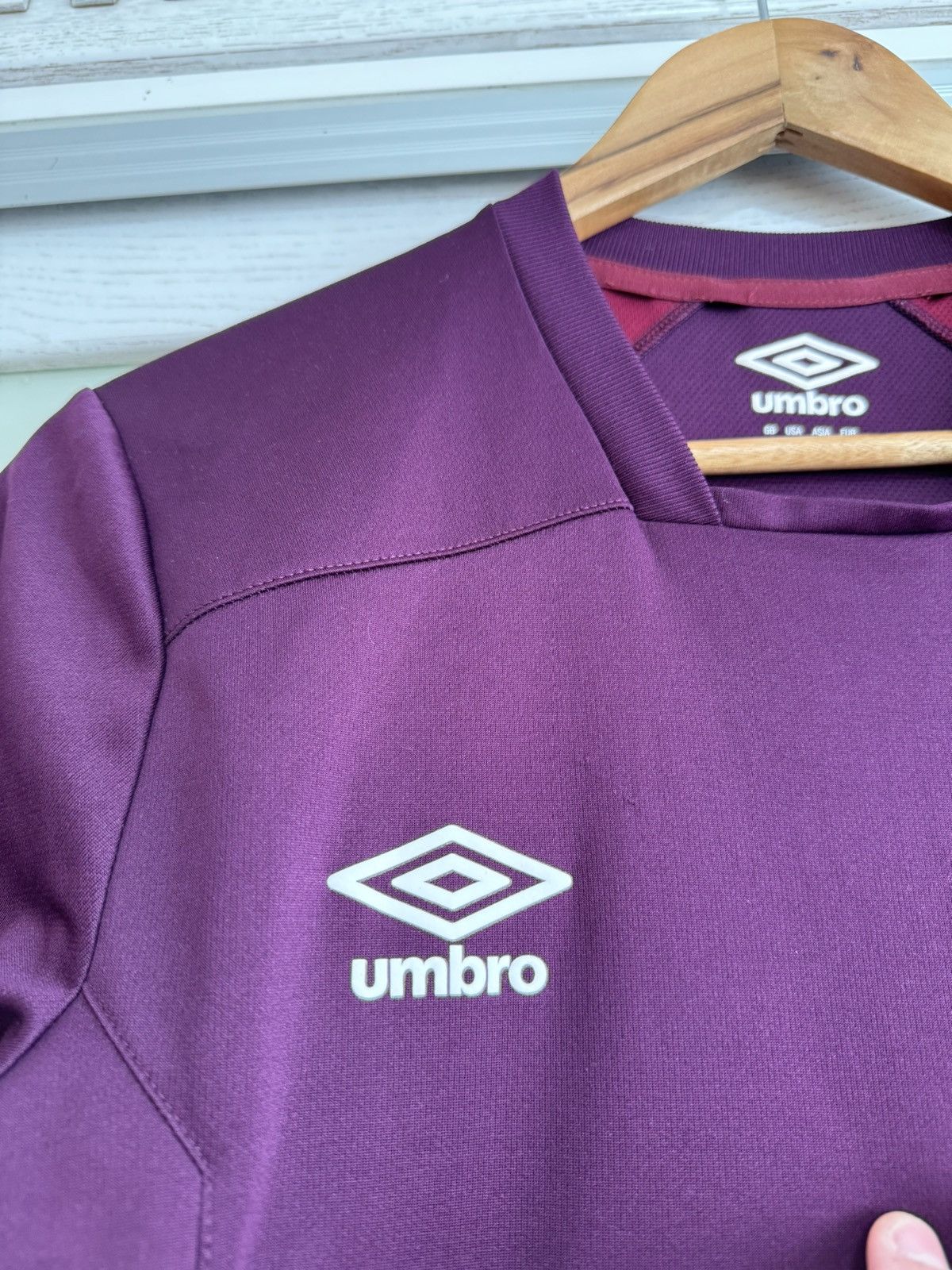 Umbro West Ham United Soccer Jersey Football Kit Shirt Size US S / EU 44-46 / 1 - 6 Thumbnail