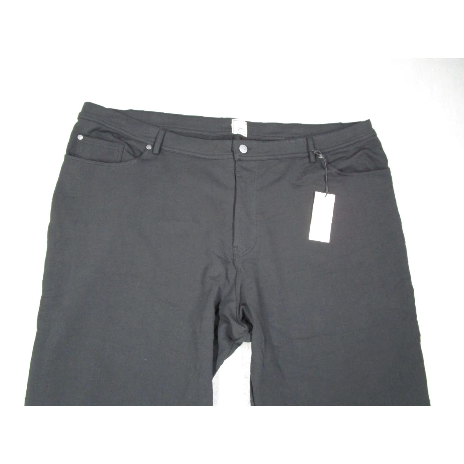 Vintage Swet Tailor Men's Black Stretch Chino Pants Casual Work Travel 46x32 Size US 30 / EU 46 - 2 Thumbnail