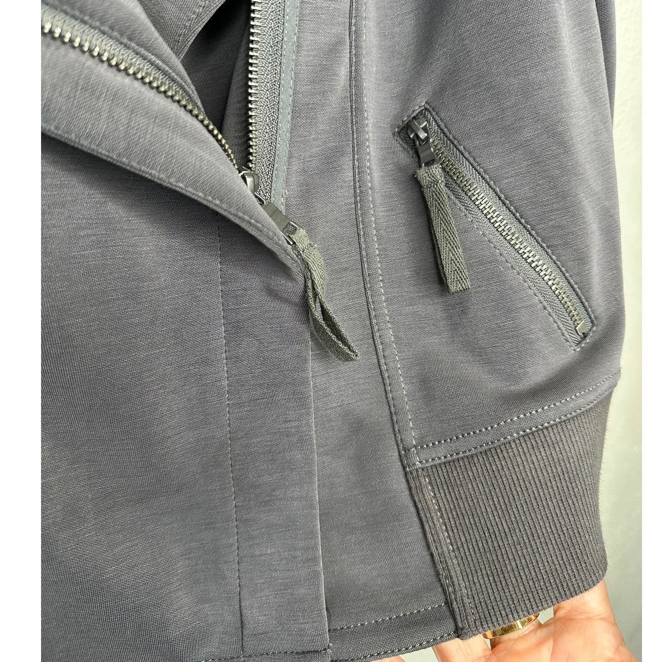 Other Marrakech Utility Moto Jacket Gunmetal Gray Stretch Zip XS Size XS / US 0-2 / IT 36-38 - 8 Thumbnail