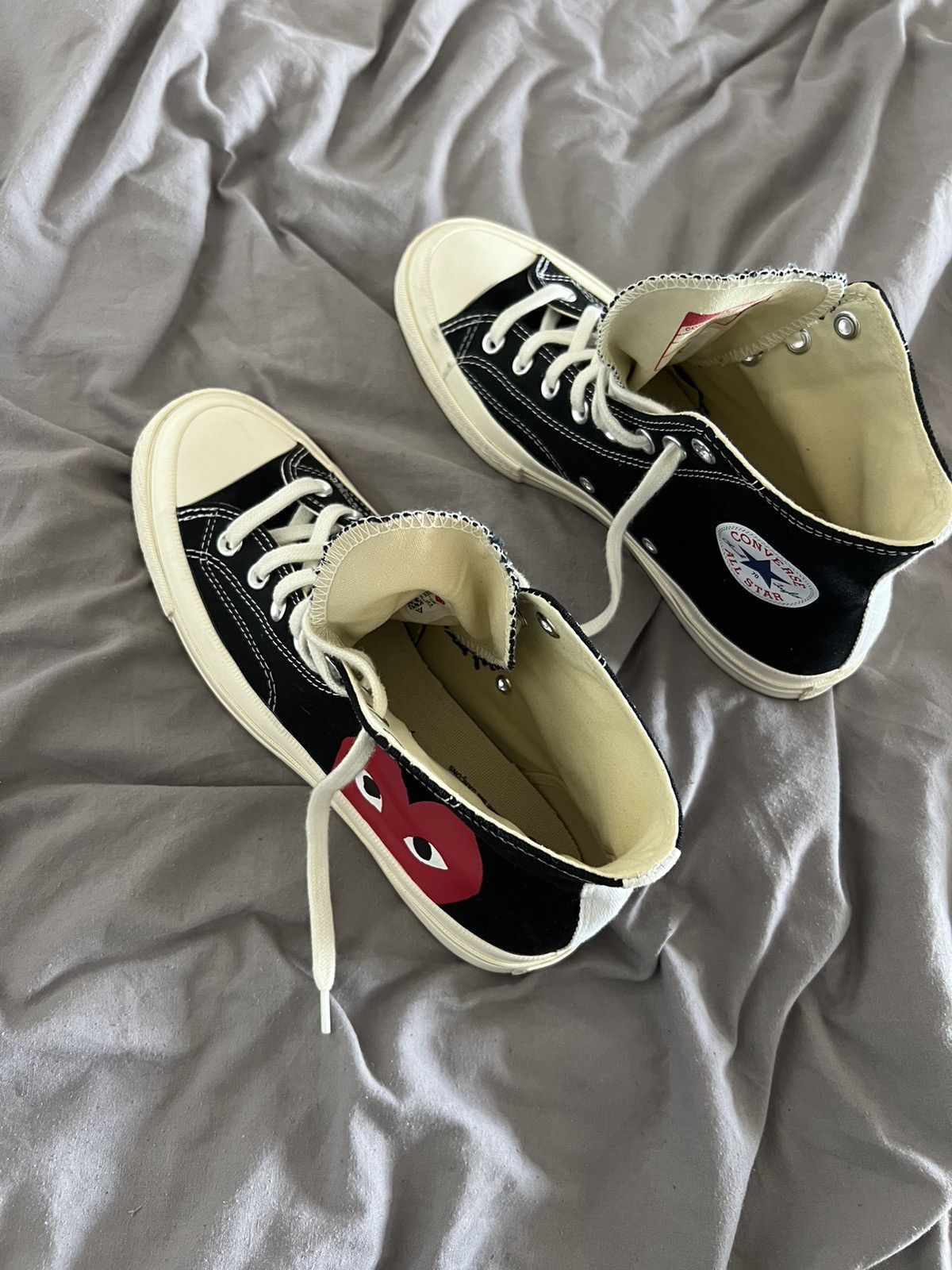 Comme des Garcons × Converse Comme de Garçon Converse Footwear Size US 8 / EU 41 - 11 Thumbnail