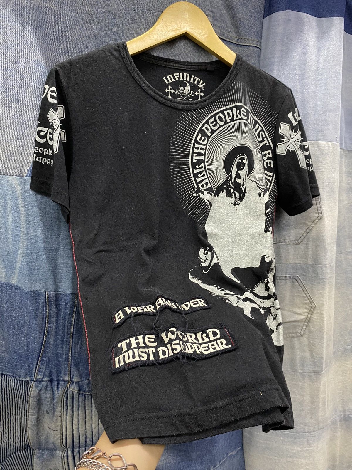 14th Addiction × Beauty Beast × Le Grande Bleu (L.G.B.) japanese brand infinity love & peace cross poem ifsx lgb ch Size US S / EU 44-46 / 1 - 7 Thumbnail