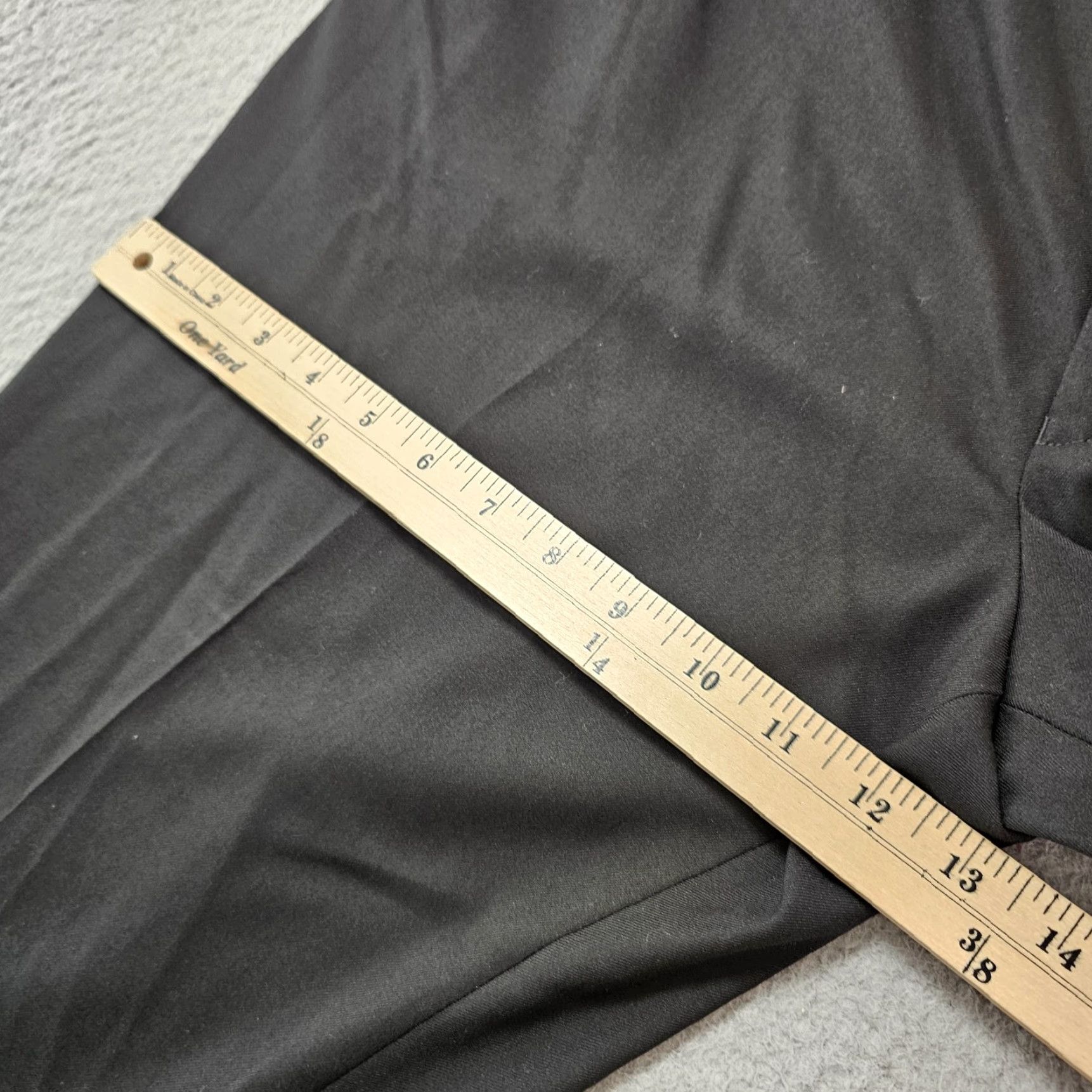 Kenneth Cole Kenneth Cole Reaction Pants Mens 40x32 Black Dress Slacks Flat Front Office Work Stretch Pockets Size US 40 / EU 56 - 6 Thumbnail