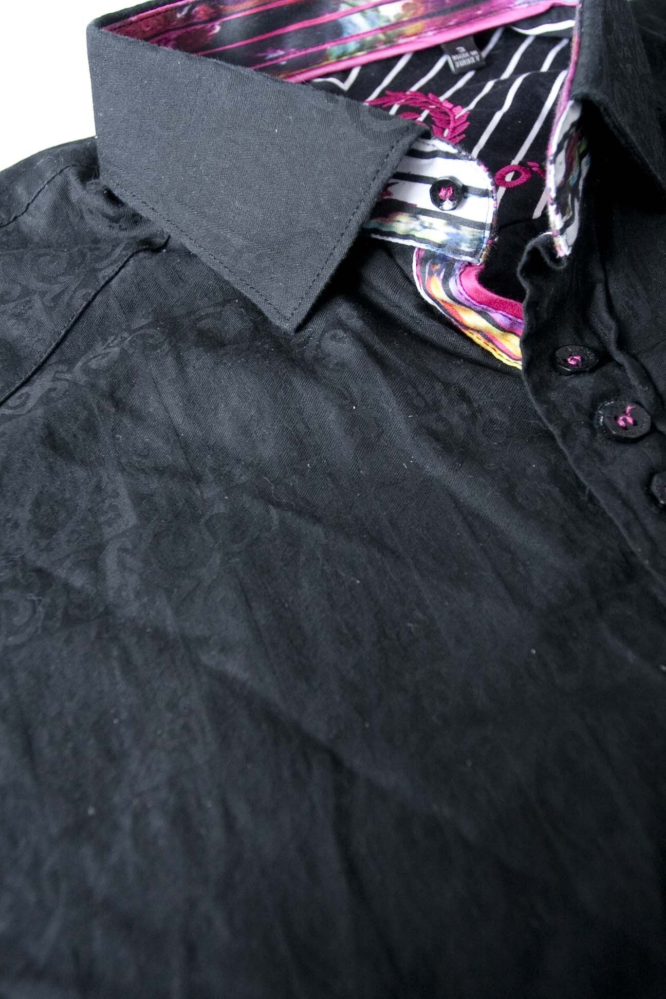 Au Noir Au Noir Shirt Abstract Size 3 /M Black Size US M / EU 48-50 / 2 - 2 Thumbnail