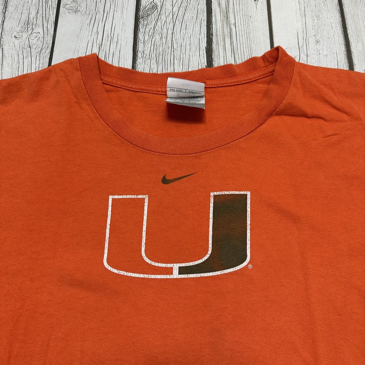 NCAA × Nike × Vintage Vintage Miami Hurricanes tee Size US XXL / EU 58 / 5 - 3 Thumbnail