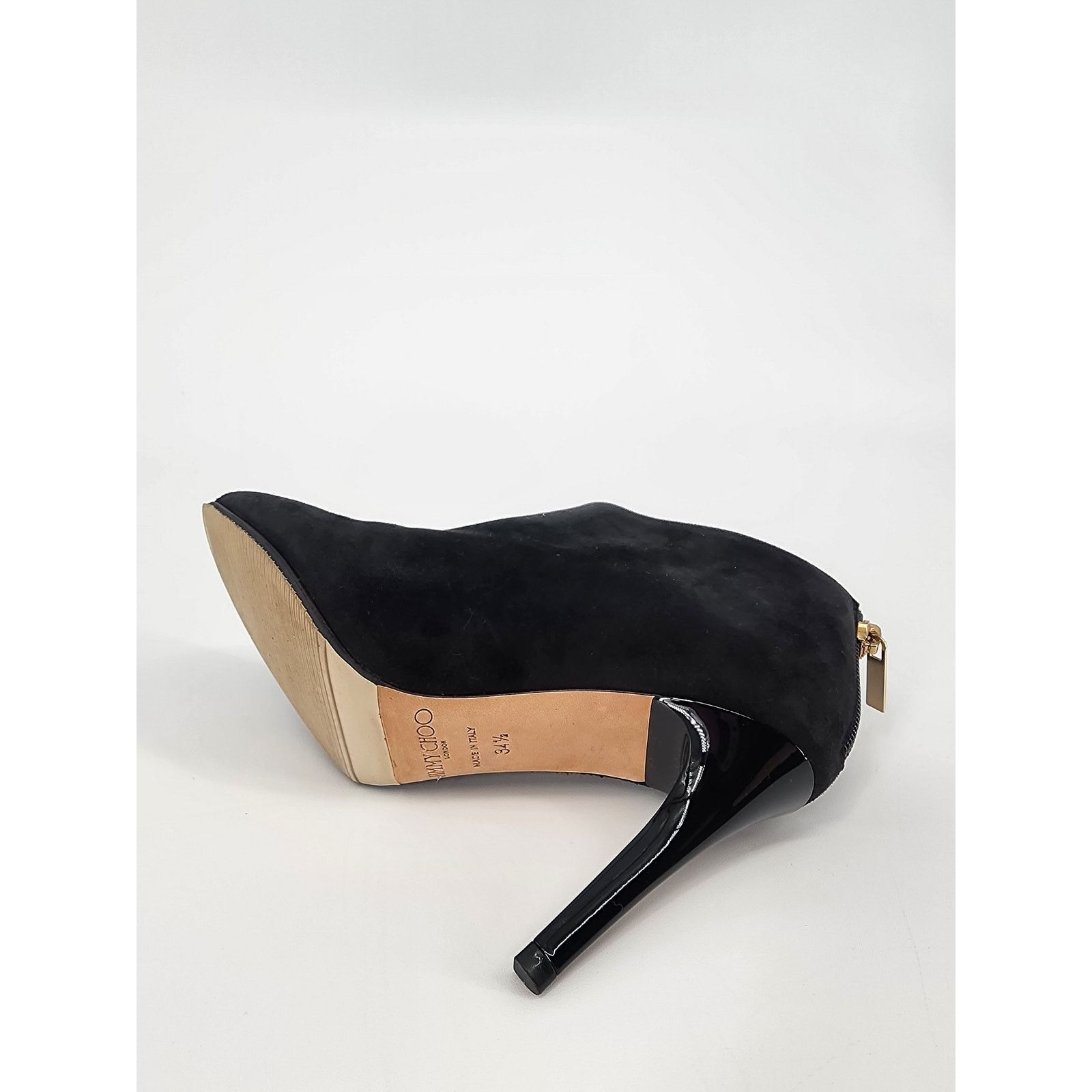 Jimmy Choo Jimmy Choo Black Suede Ankle Booties Women's Size 34.5 Size US 4.5 / IT 34.5 - 5 Thumbnail