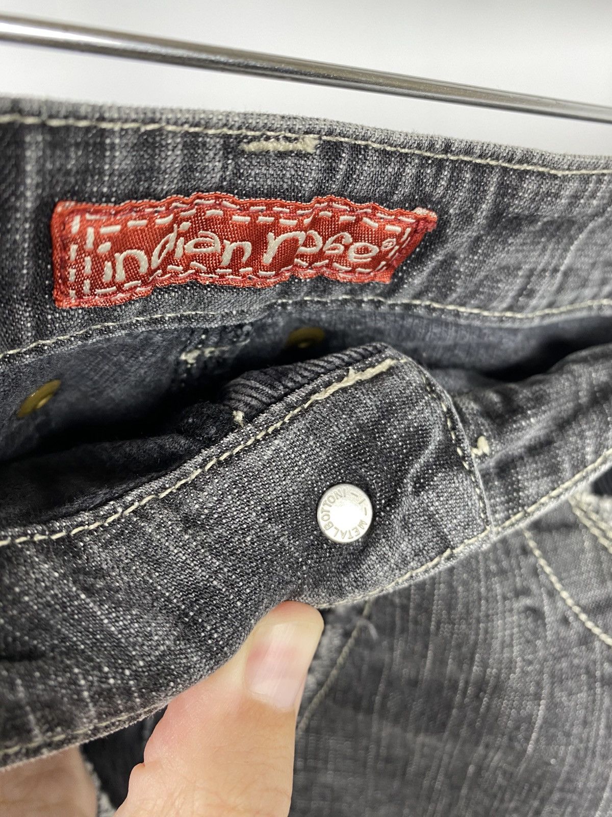 Other Indian Rose Low Rise Corduroy Opium Jeans Flared Italy Size US 30 / EU 46 - 11 Thumbnail