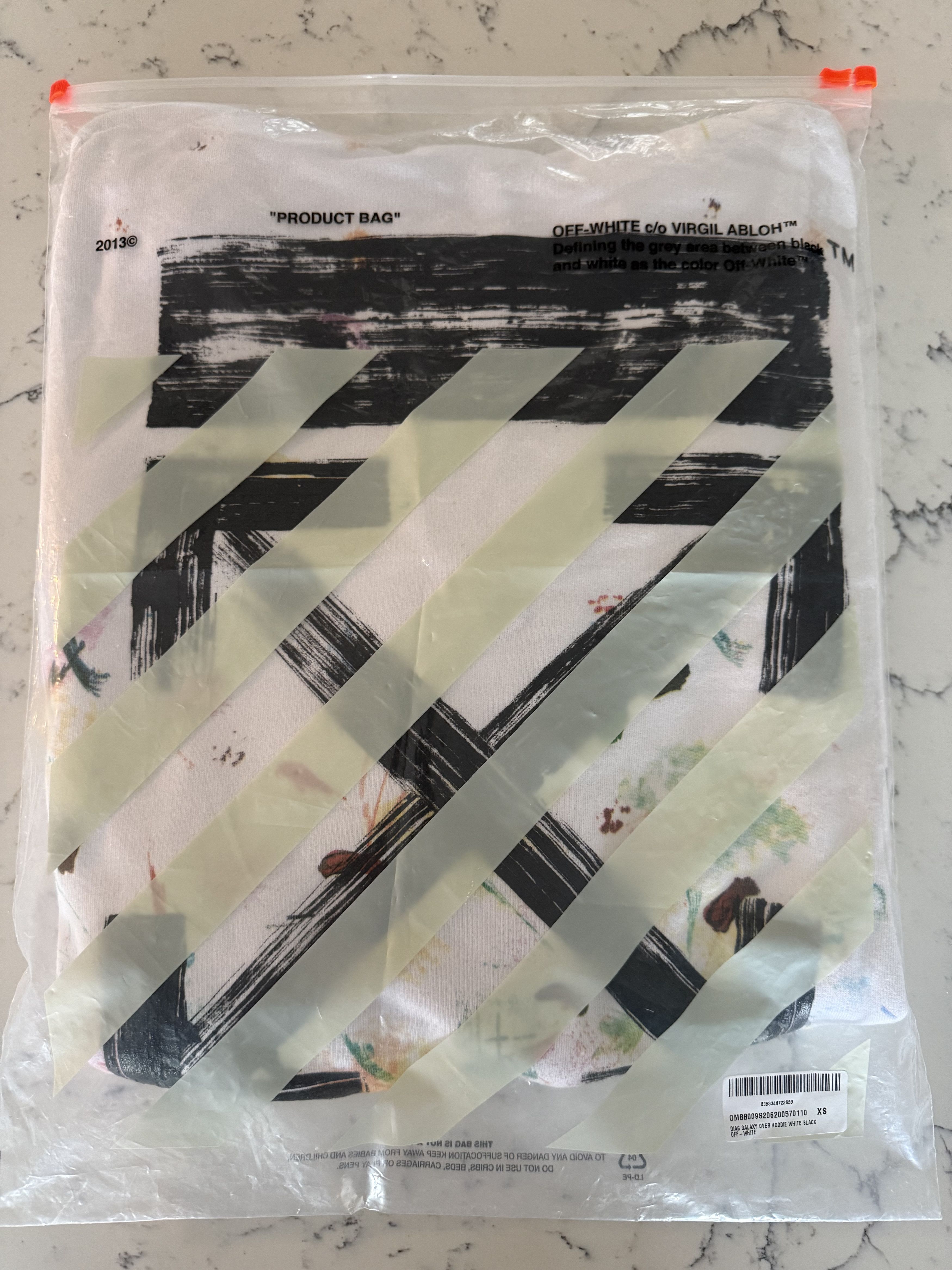 Off-White White Paint Splatter Hoodie Size XS / US 0-2 / IT 36-38 - 7 Thumbnail