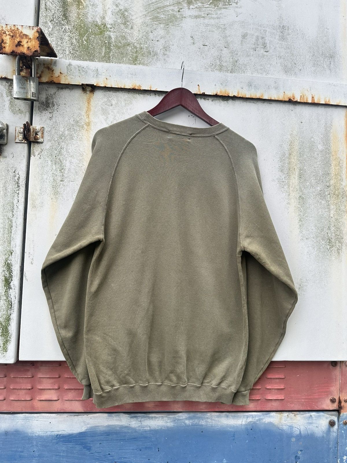 Vintage 👹Vintage THRASHED Faded Polo Club Crewneck Size US M / EU 48-50 / 2 - 2 Thumbnail