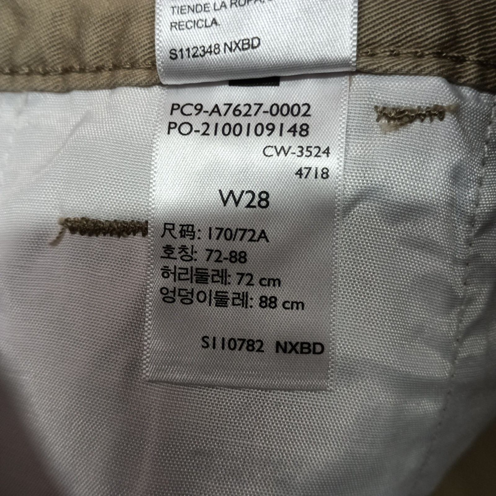 Levi's Levi Strauss Cargo Shorts Mens Size 28 Khaki 10" Ins Relaxed Size US 28 / EU 44 - 4 Thumbnail