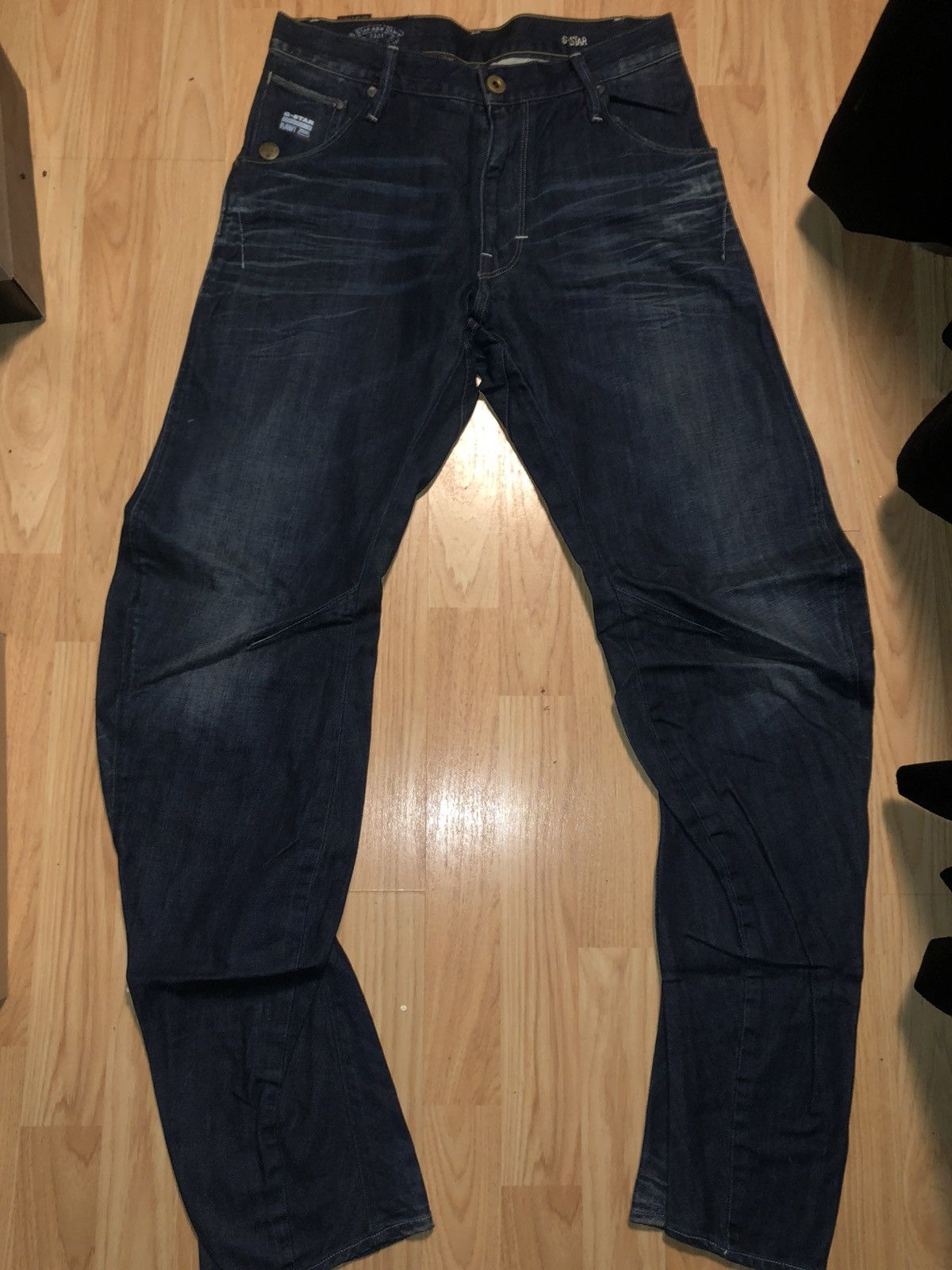 G-Star G-Star RAW GS01 Wash Distressed Denim - Size 30 Size US 30 / EU 46 - 1 Thumbnail