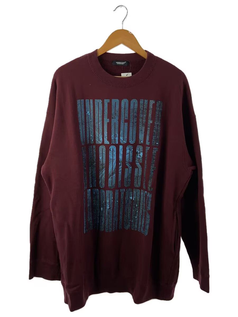 Undercover Undercover Graphic Print Cotton Sweatshirt Pullover Bordeaux Size US XL / EU 56 / 4 - 1 Thumbnail