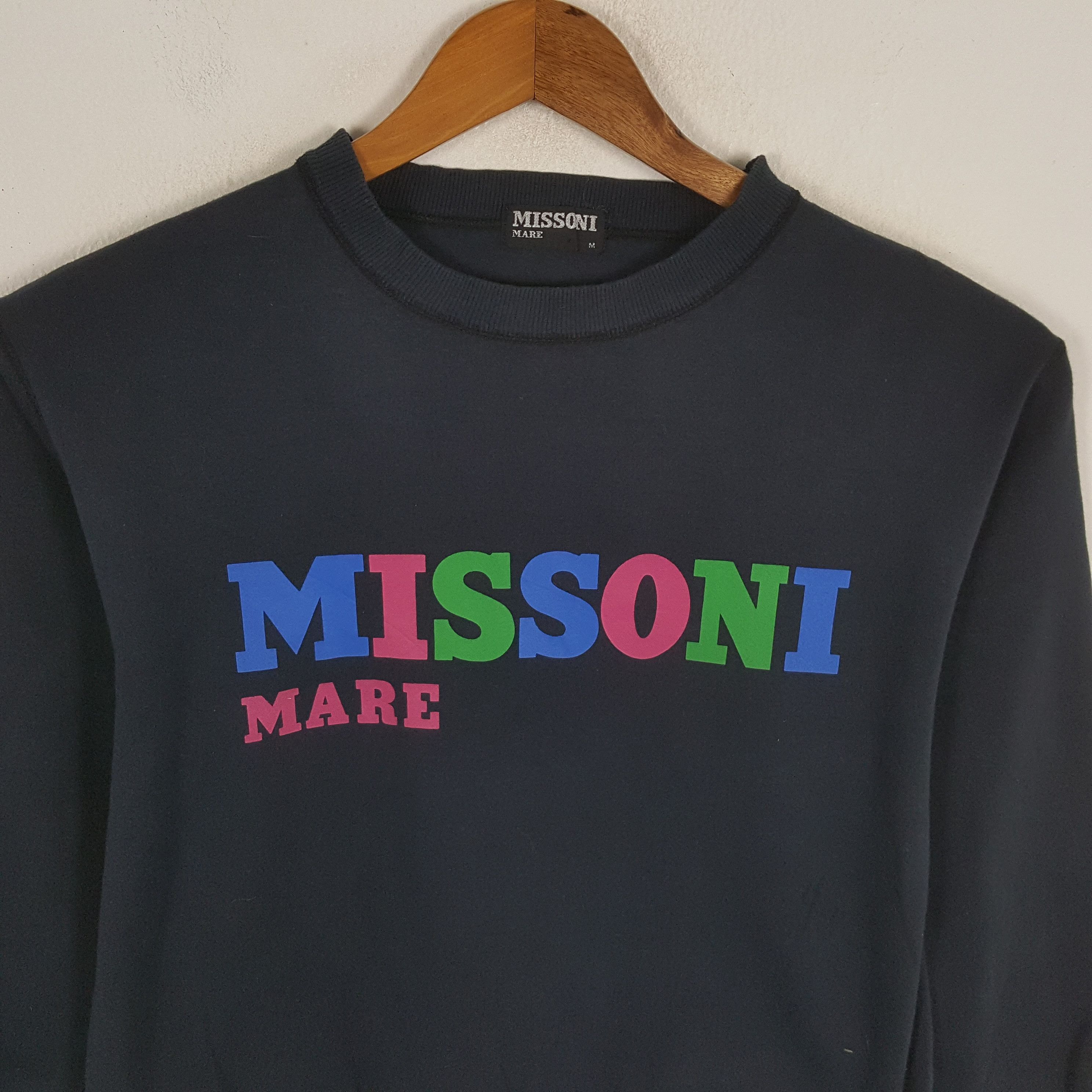 Japanese Brand × Missoni × Vintage Vintage MISSONI MARE Italian Fashion Brand Sweatshirt Size US S / EU 44-46 / 1 - 2 Thumbnail