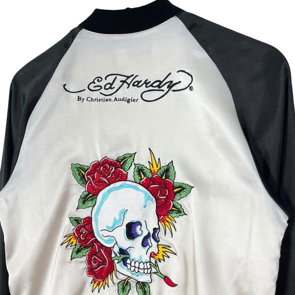 Christian Audigier × Ed Hardy Ed Hardy by Christian Audigier Women’s Sukajan Jacket Size S / US 4 / IT 40 - 9 Thumbnail