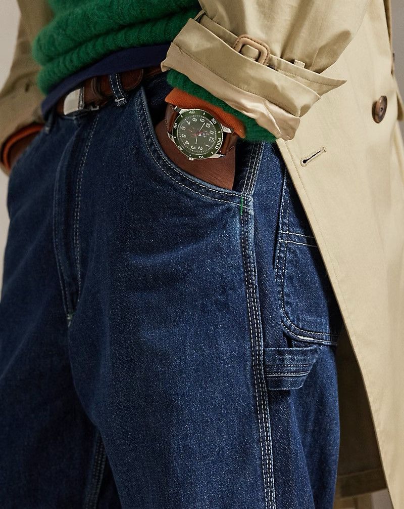 Polo Ralph Lauren Ralph Lauren Polo Dungaree Fit Carpenter Jean Blue Size 34 Size US 34 / EU 50 - 4 Thumbnail