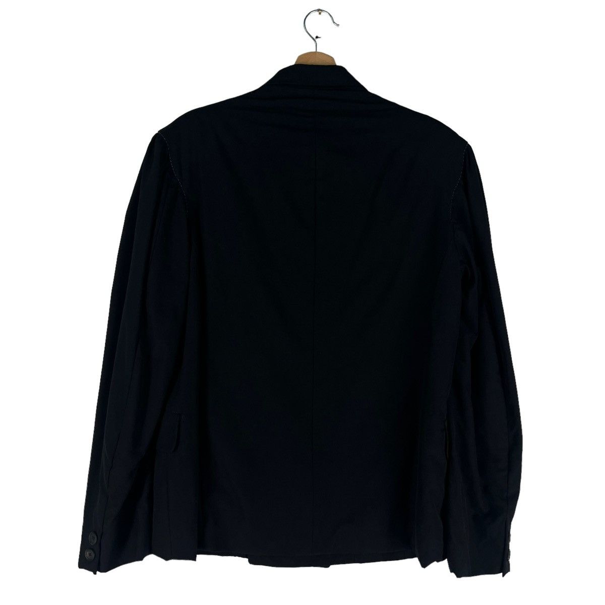 Yohji Yamamoto 🔥RUNWAY DOUBLE BREAST CASUAL COATS YOHJI YAMAMOTO POUR HOMME Size US L / EU 52-54 / 3 - 7 Thumbnail