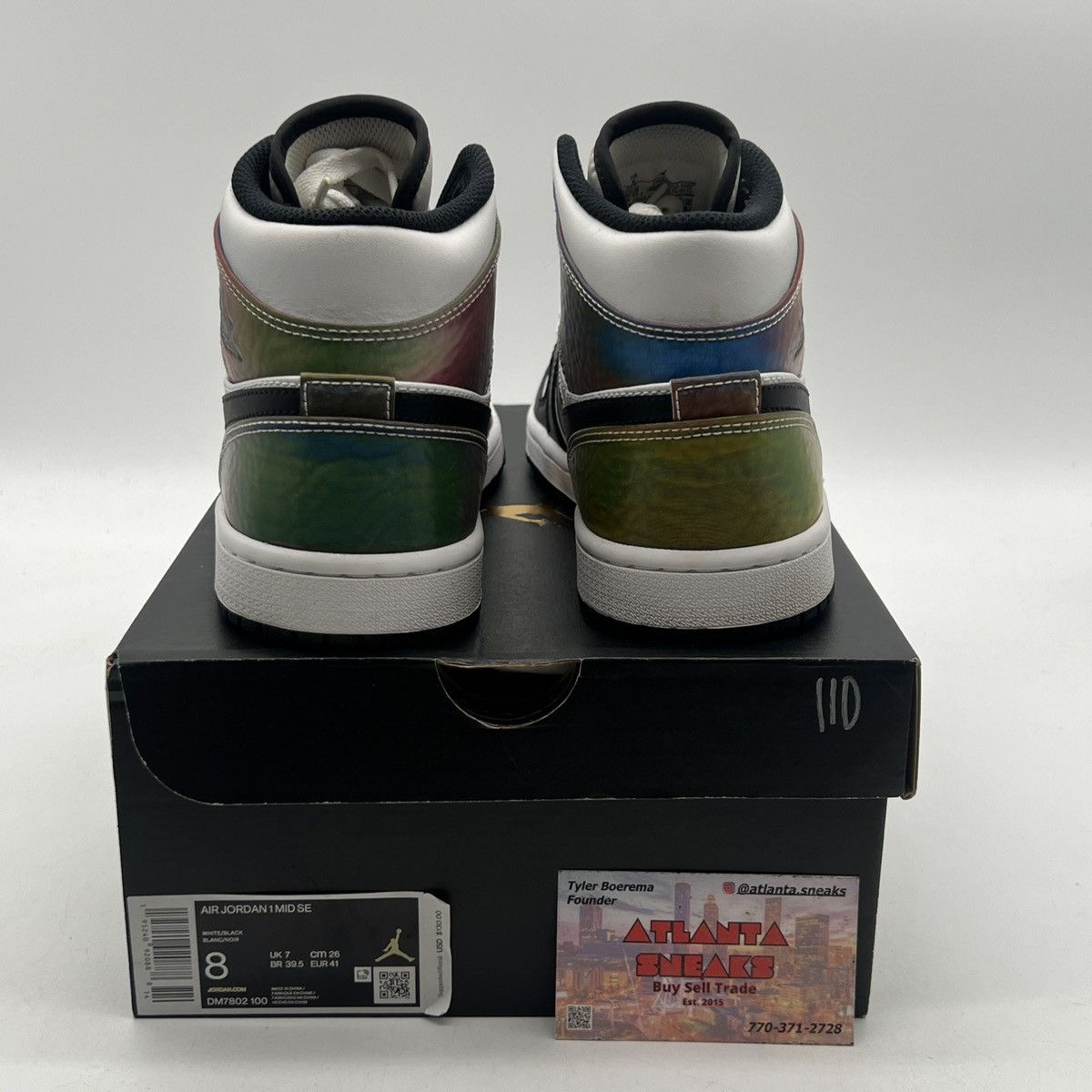 Nike Air Jordan 1 mid heat reactive color change Size US 8 / EU 41 - 3 Thumbnail