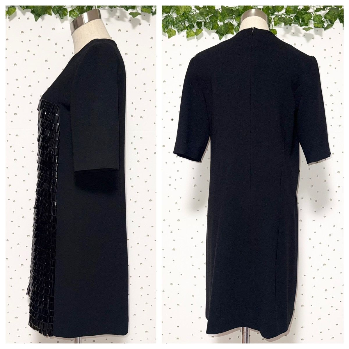 Balenciaga Authentic Balenciaga Front Embellishment Dress 38 Black Size S / US 4 / IT 40 - 6 Thumbnail