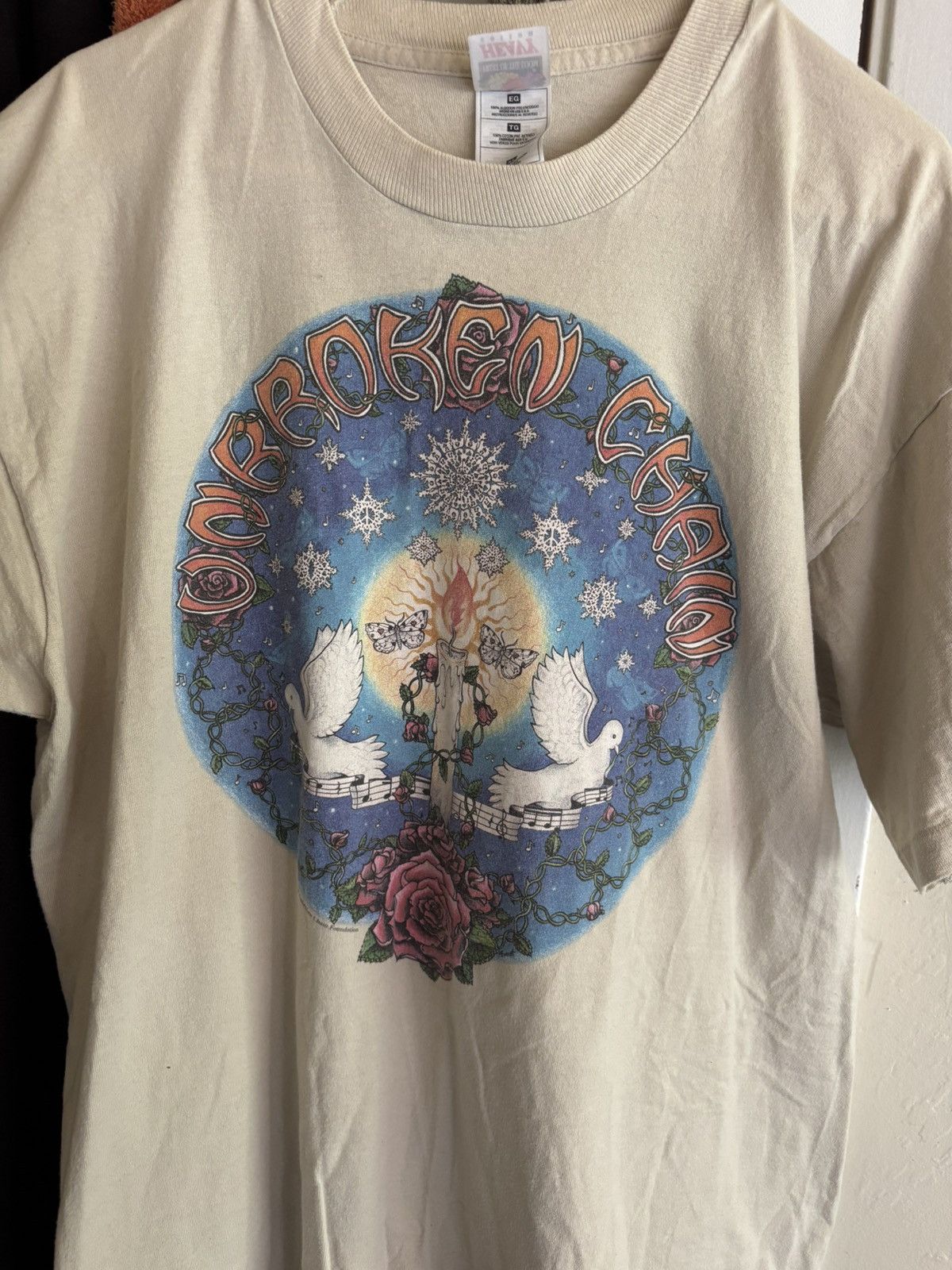 Fruit Of The Loom Grateful Dead Unbroken Chain Band Tee Size US L / EU 52-54 / 3 - 2 Thumbnail